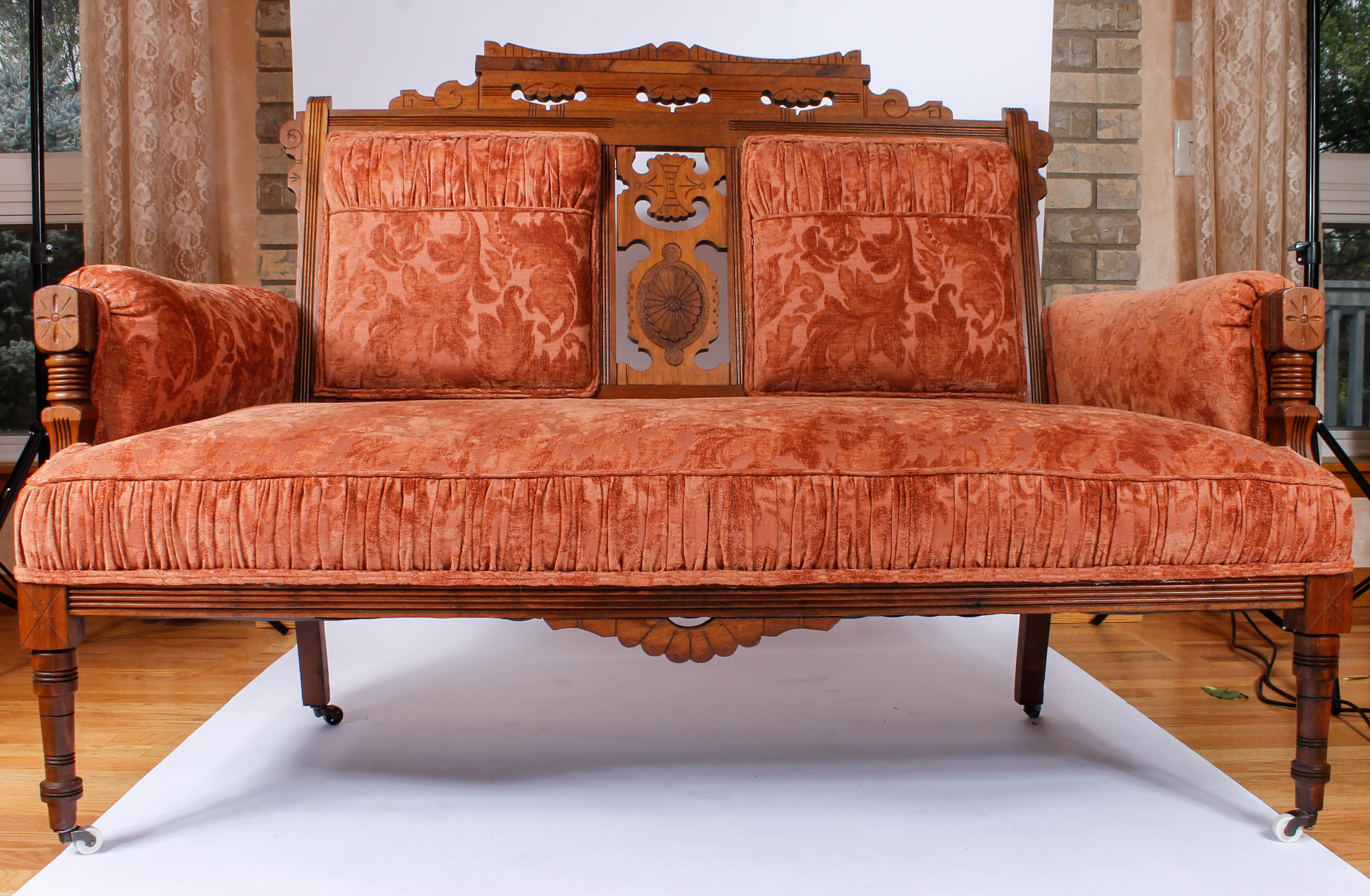 Victorian Upholstered Settee