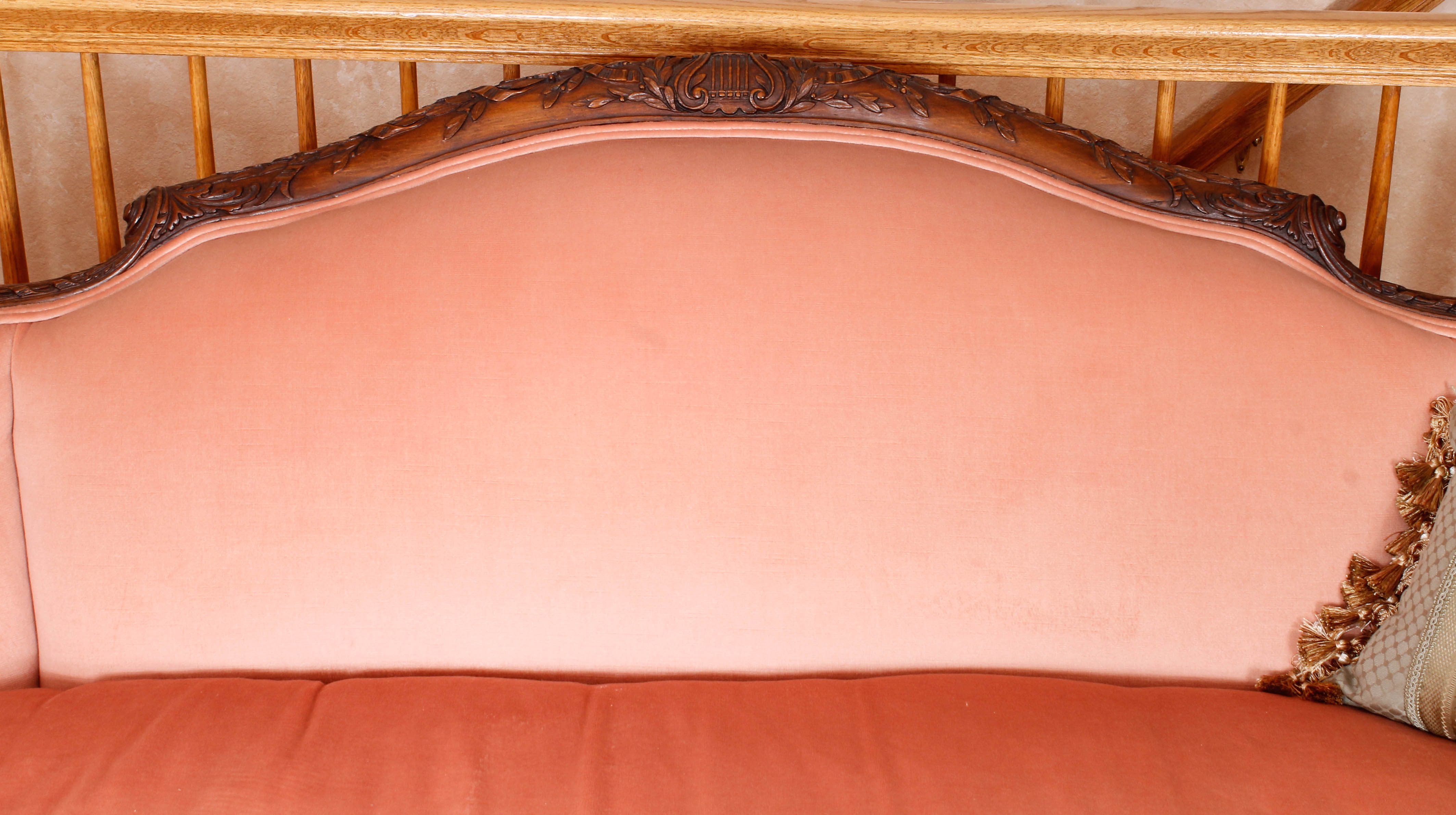 Vintage Louis XV Style Upholstered Sofa or Canapé