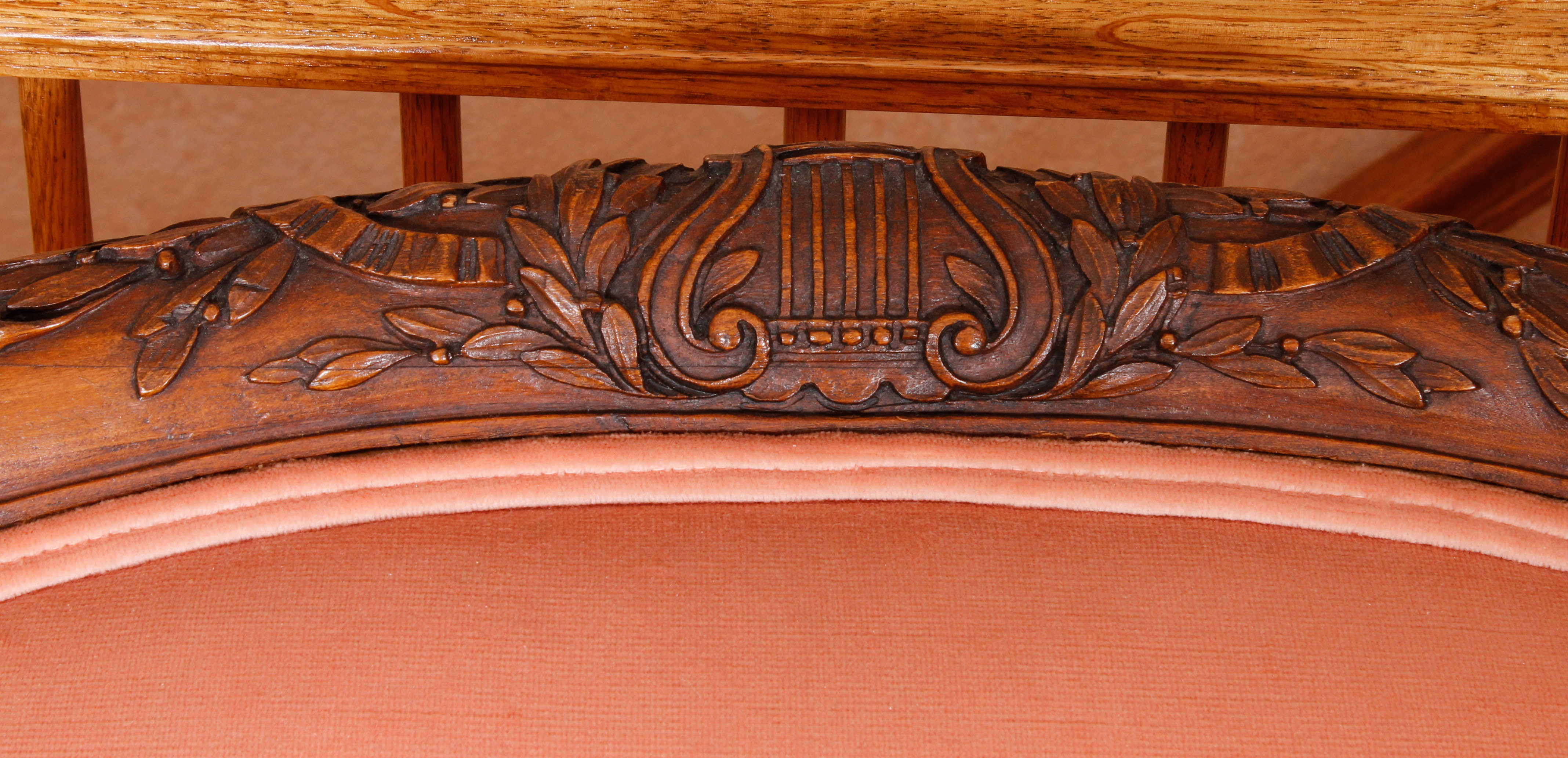 Vintage Louis XV Style Upholstered Sofa or Canapé