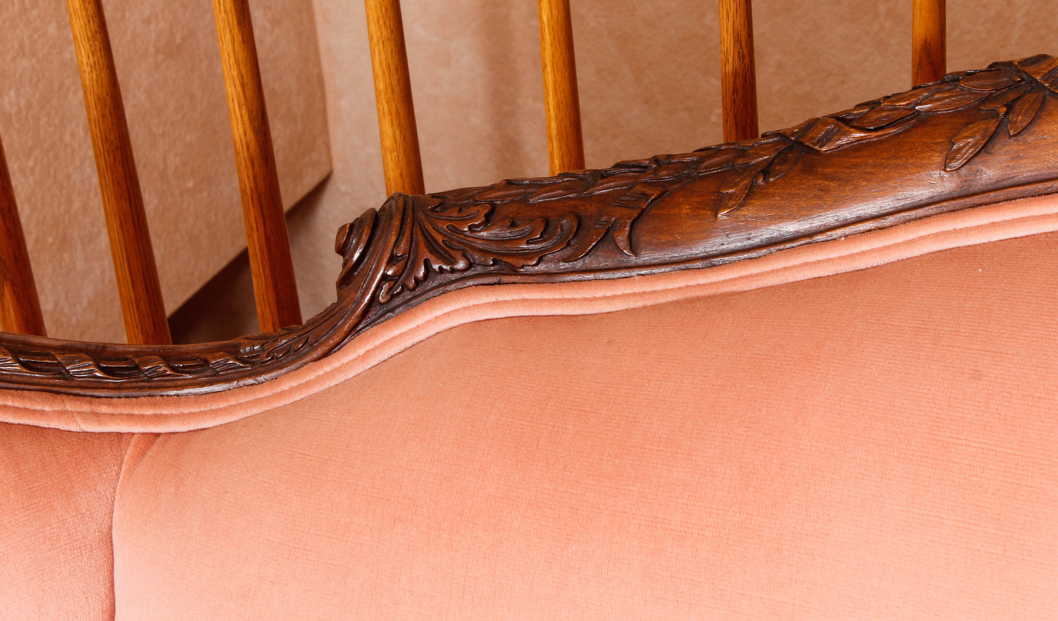 Vintage Louis XV Style Upholstered Sofa or Canapé