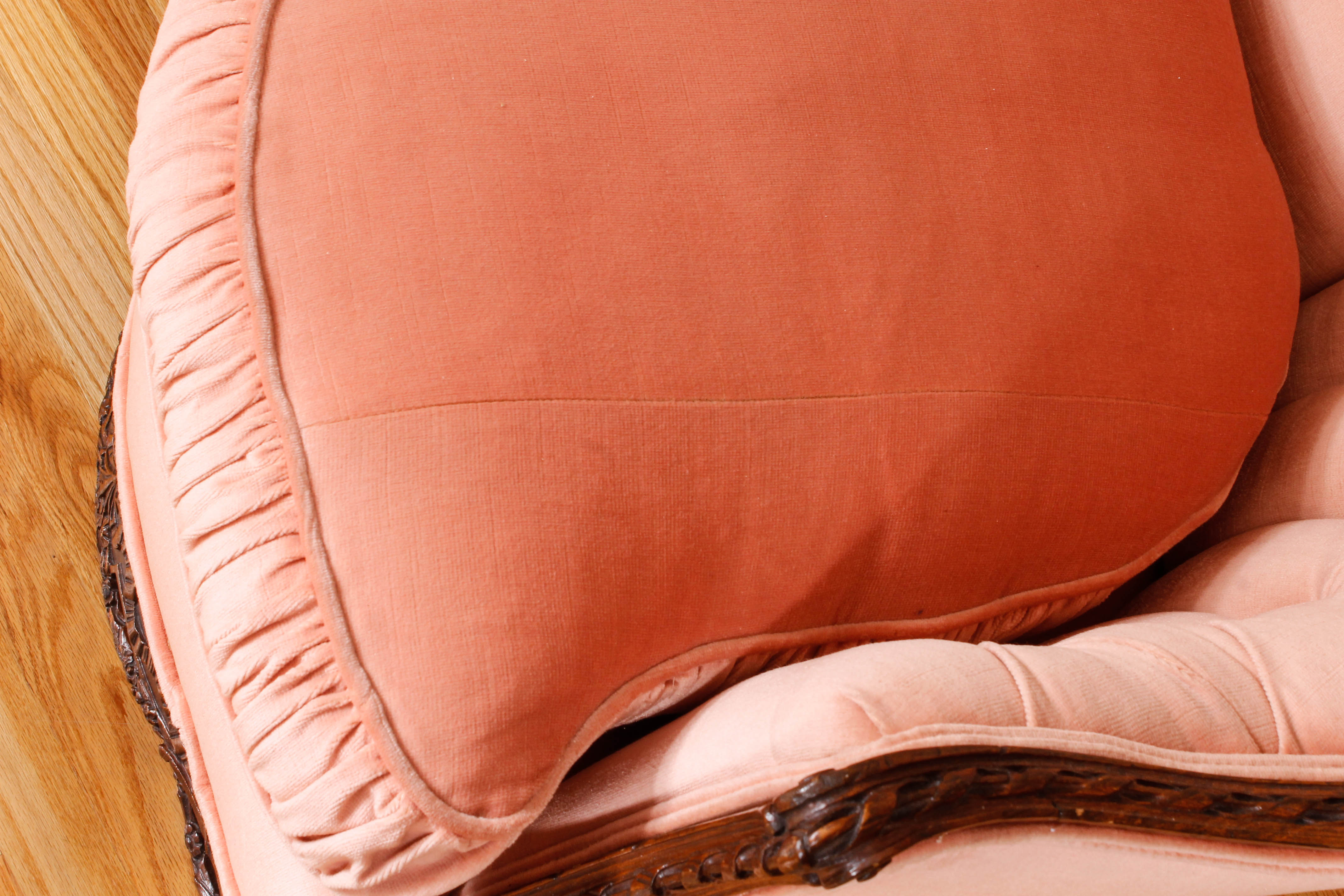 Vintage Louis XV Style Upholstered Sofa or Canapé