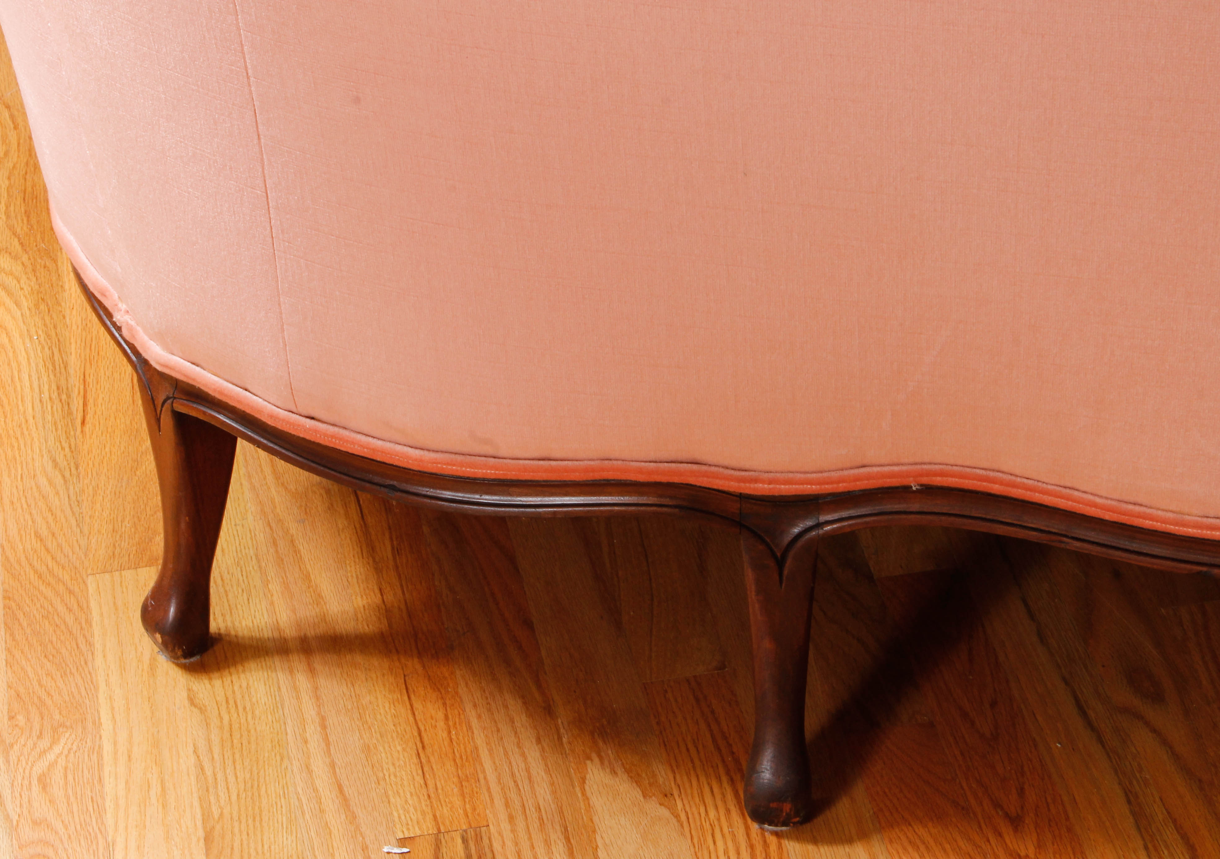 Vintage Louis XV Style Upholstered Sofa or Canapé