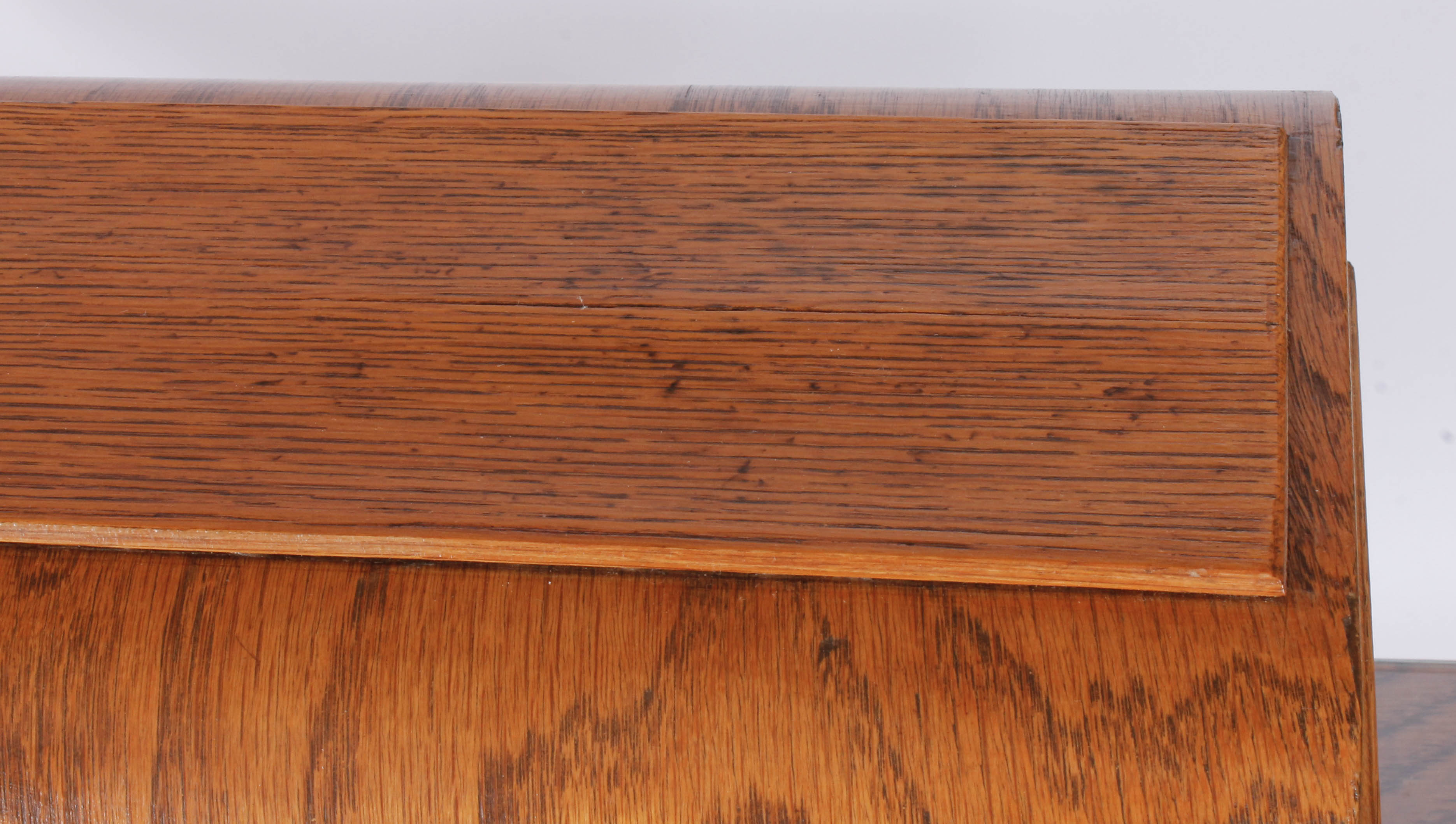 Vintage New Home Oak and Cast Iron Sewing Table