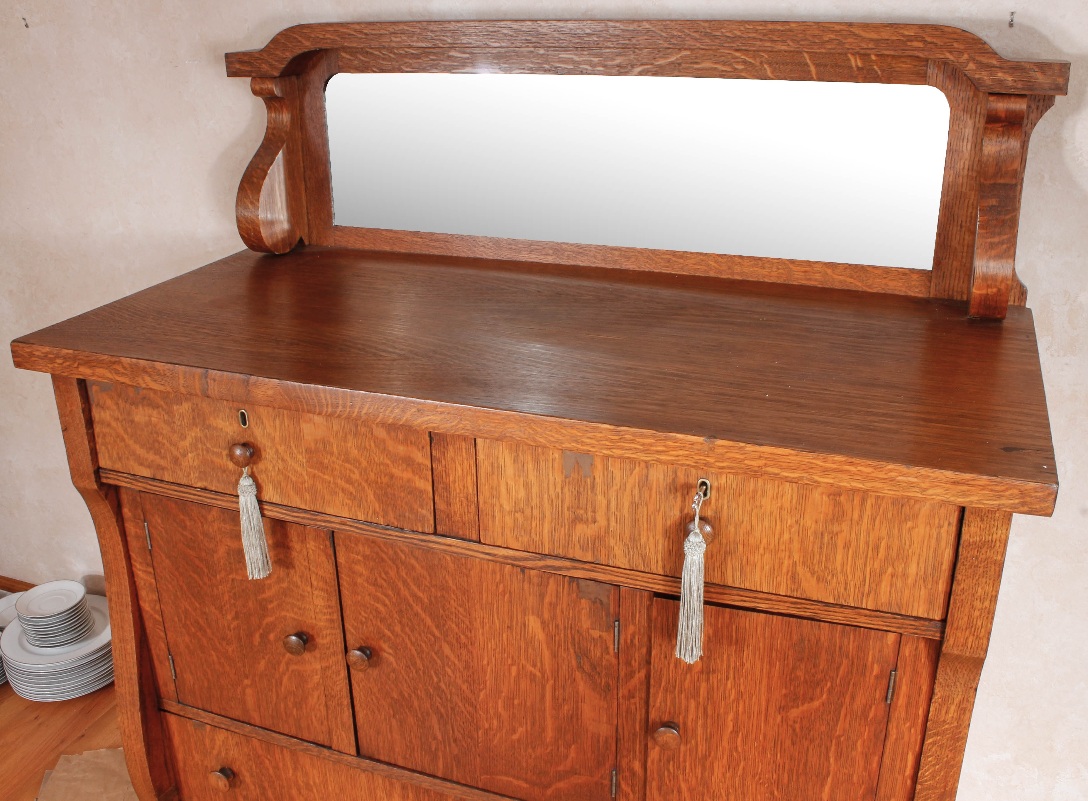 Vintage Oak Sideboard