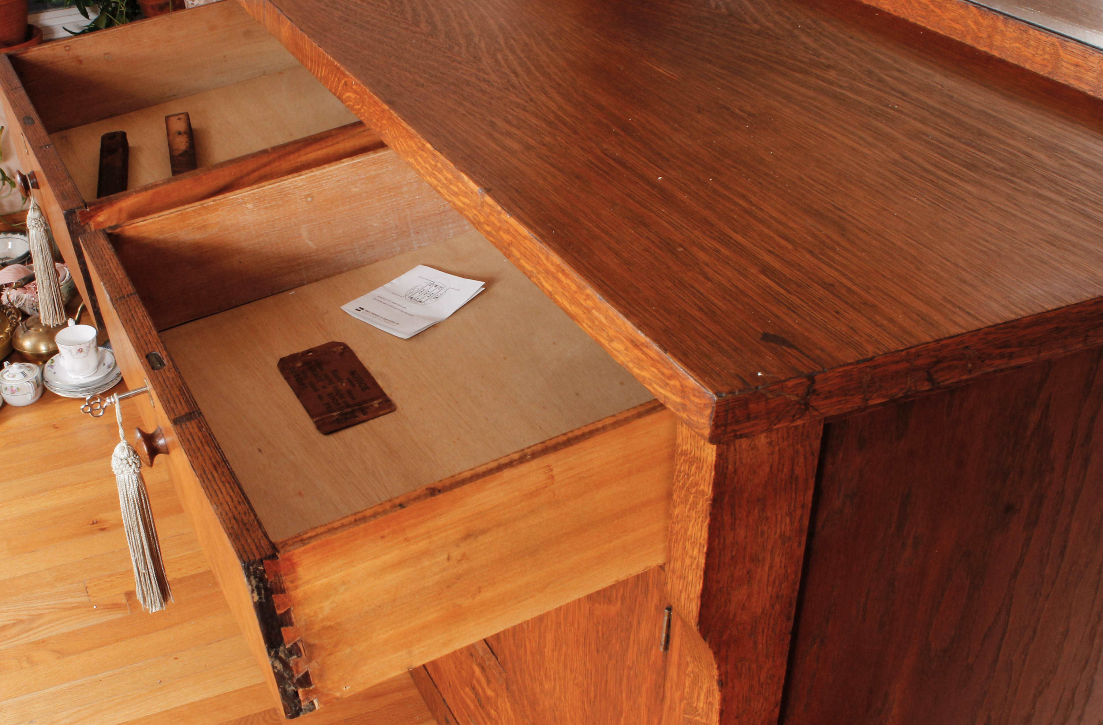 Vintage Oak Sideboard