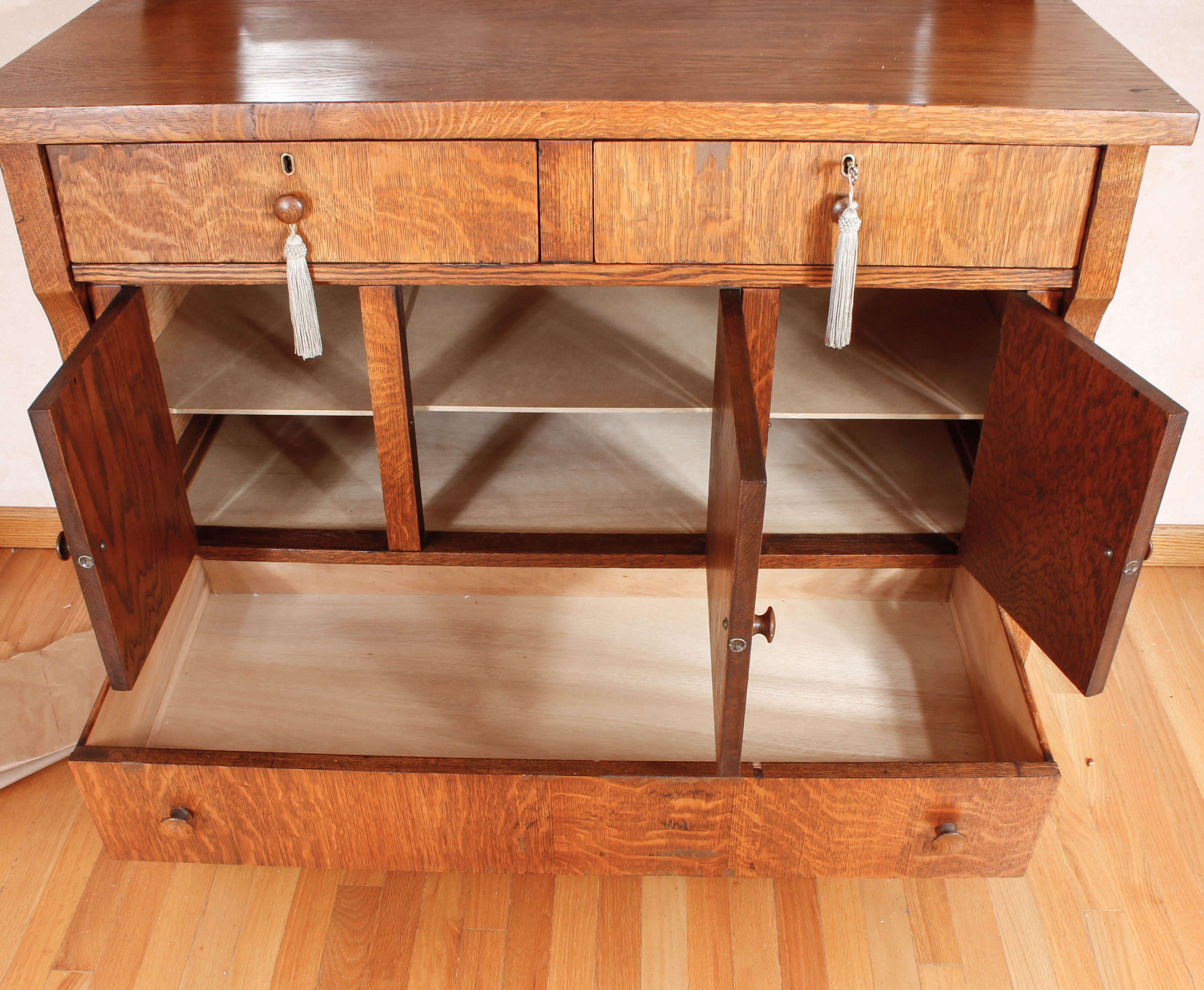 Vintage Oak Sideboard