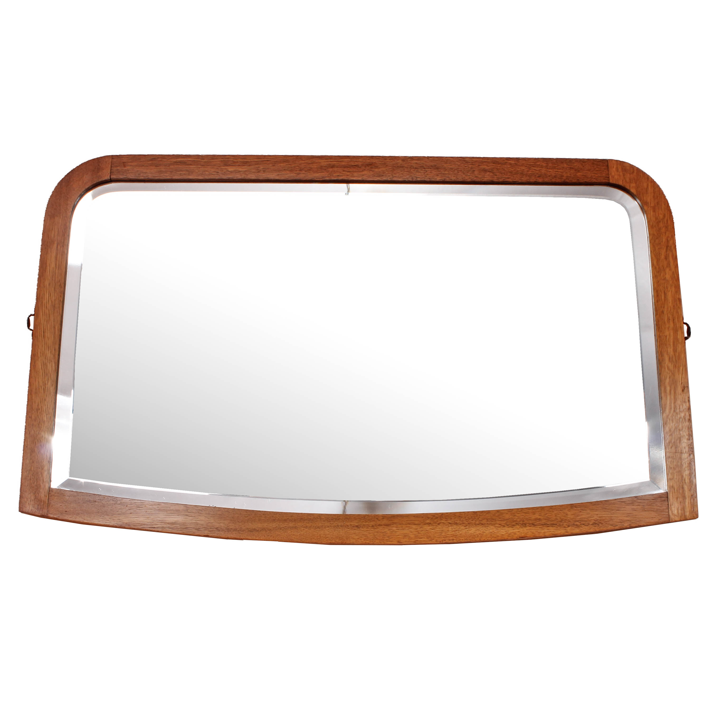 Hanging Wall Mirror with Wooden Frame