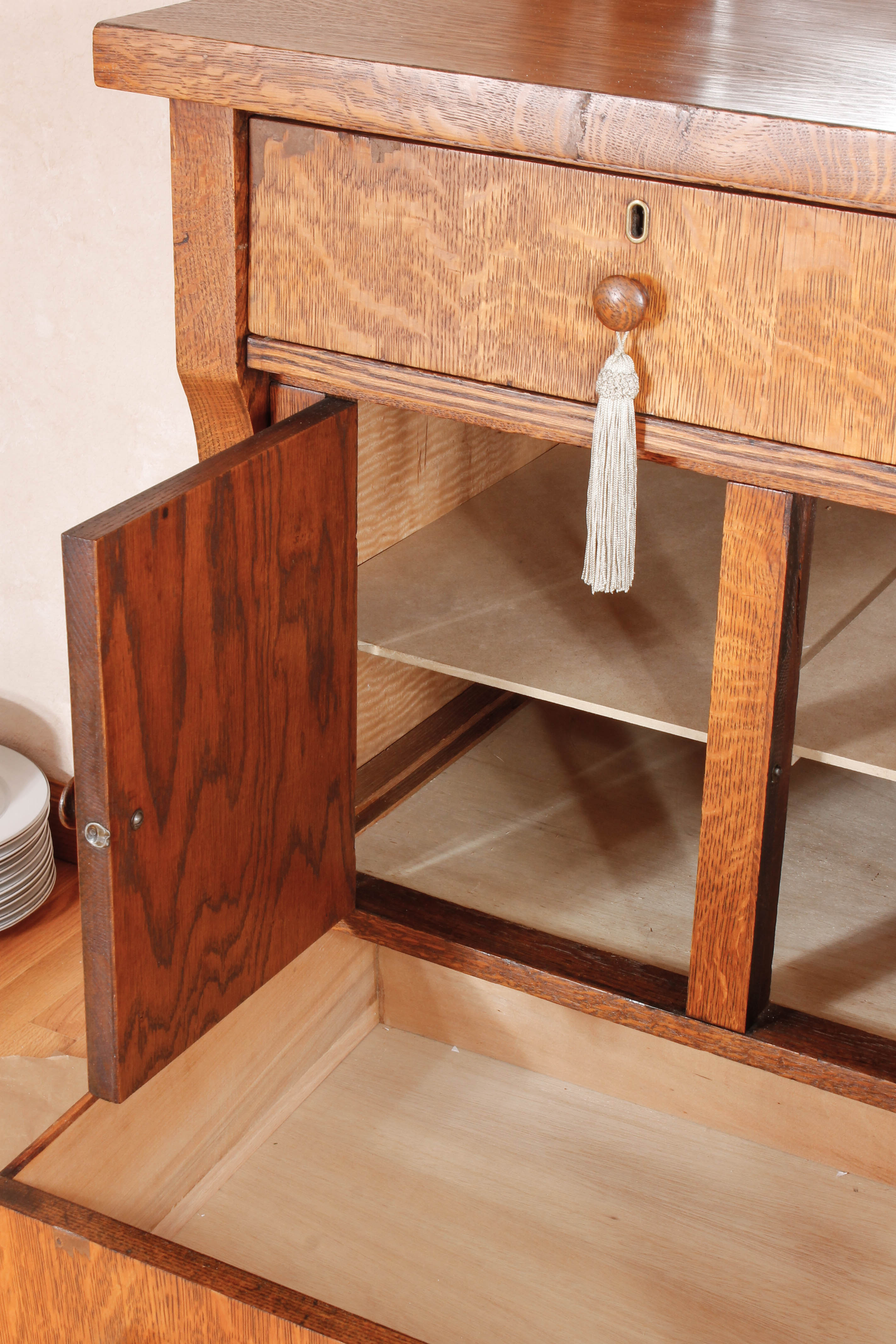 Vintage Oak Sideboard