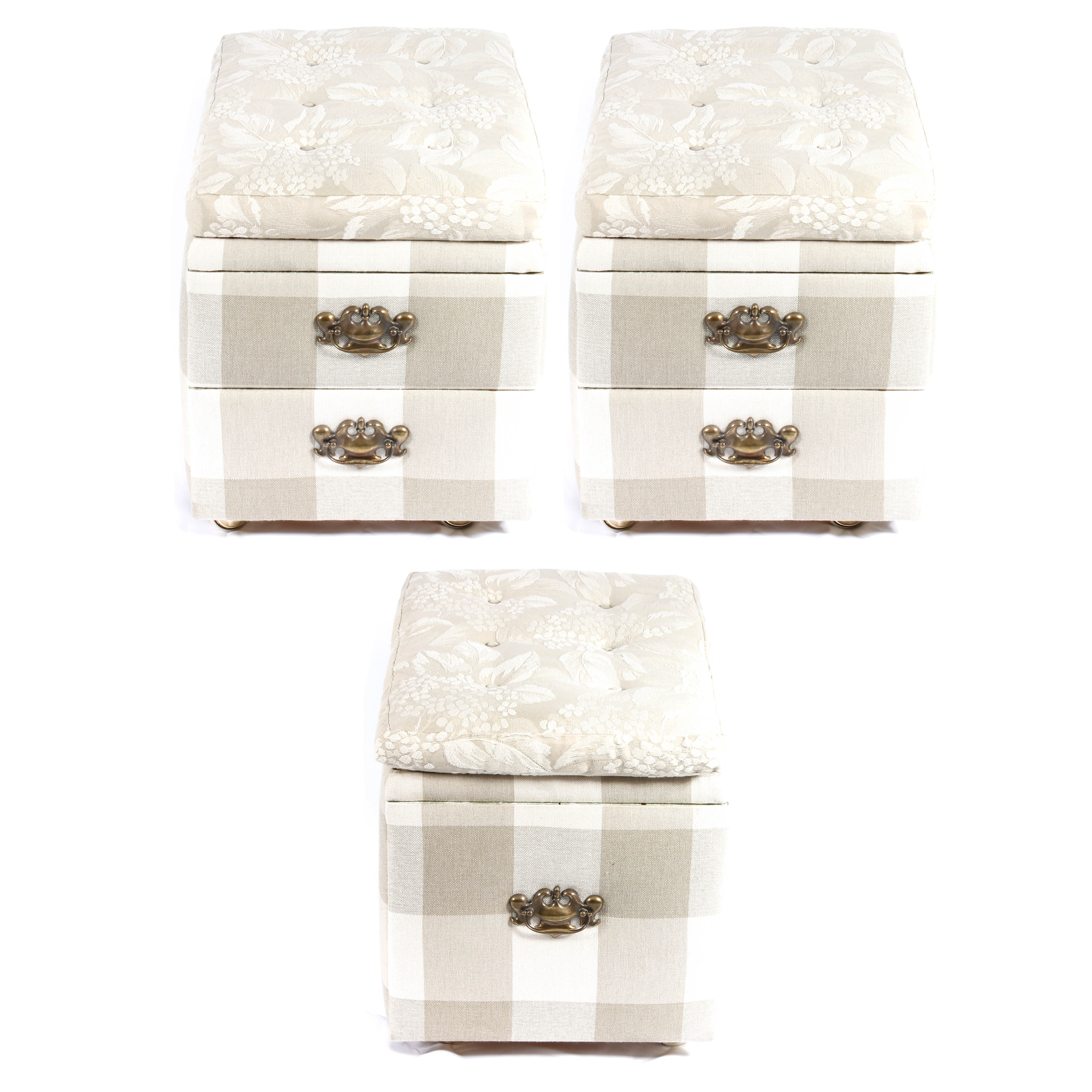 Rolling Storage Ottomans