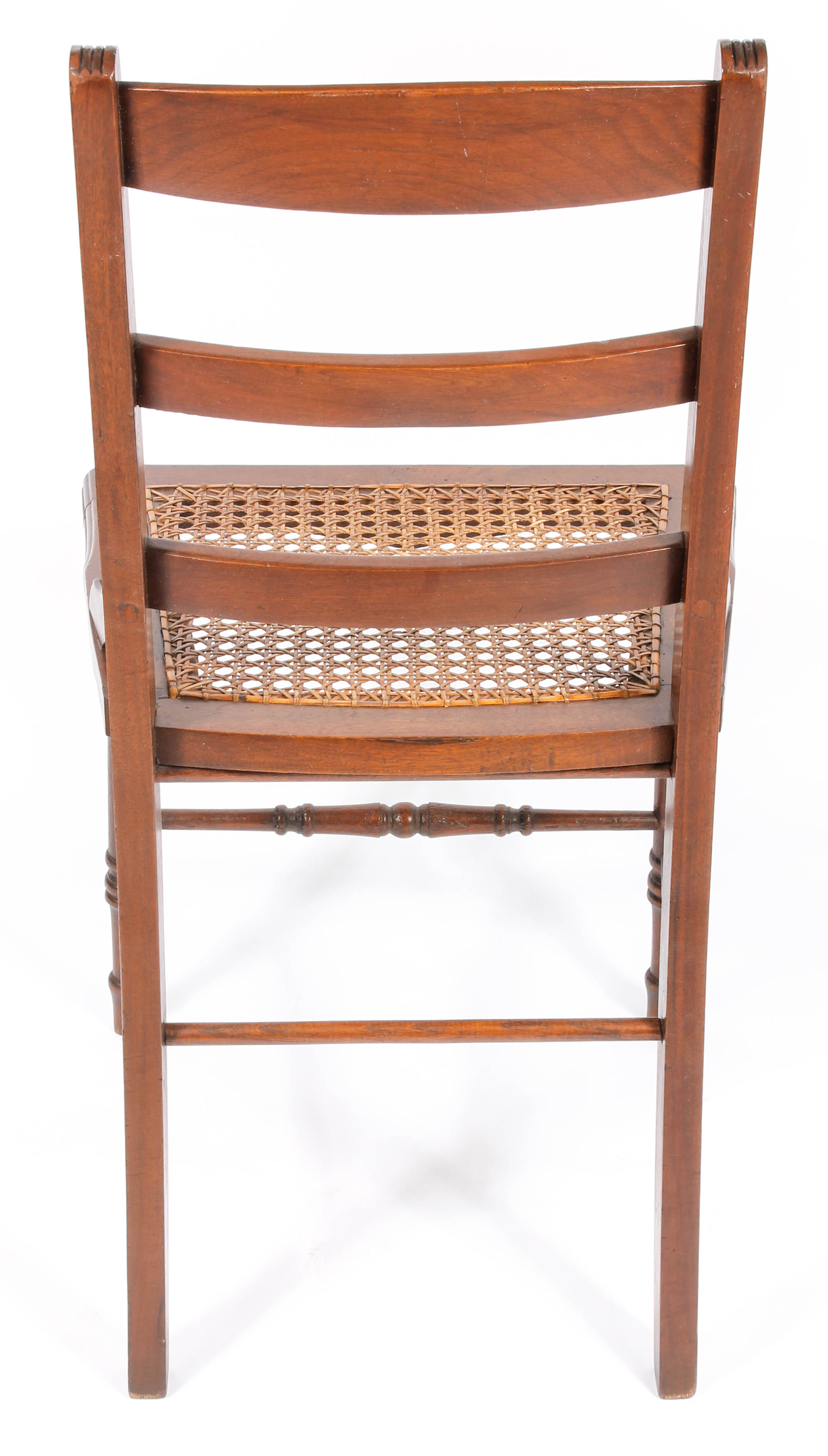 Pair of Vintage Caned Chairs and a Caned Table