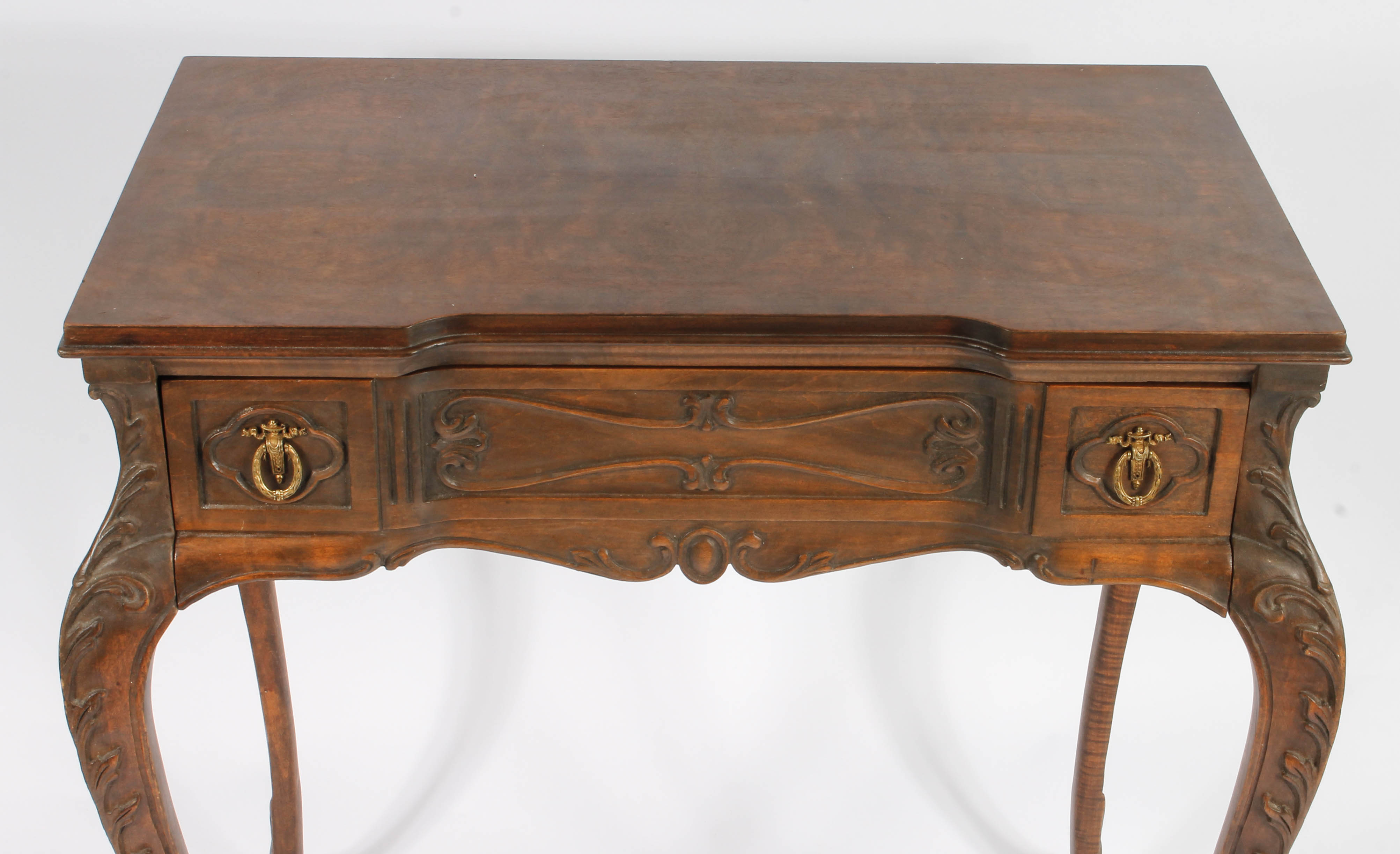 Vintage Wooden Writing Desk and Chair