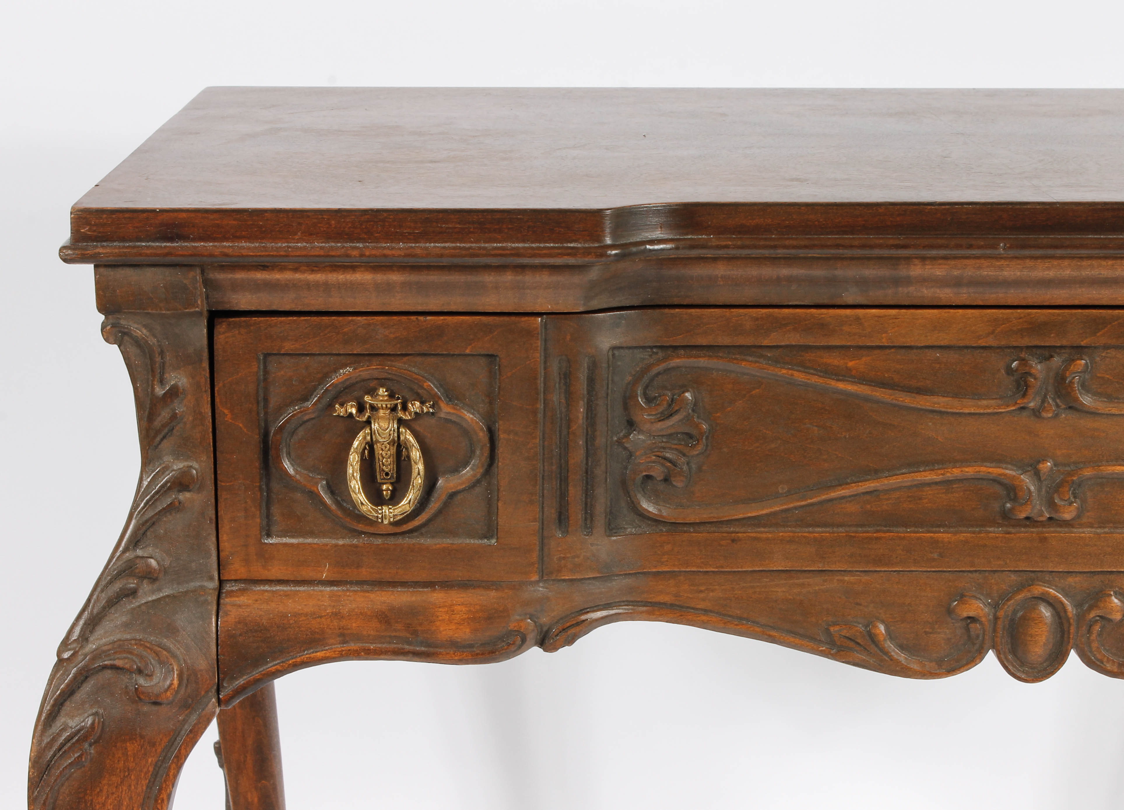Vintage Wooden Writing Desk and Chair