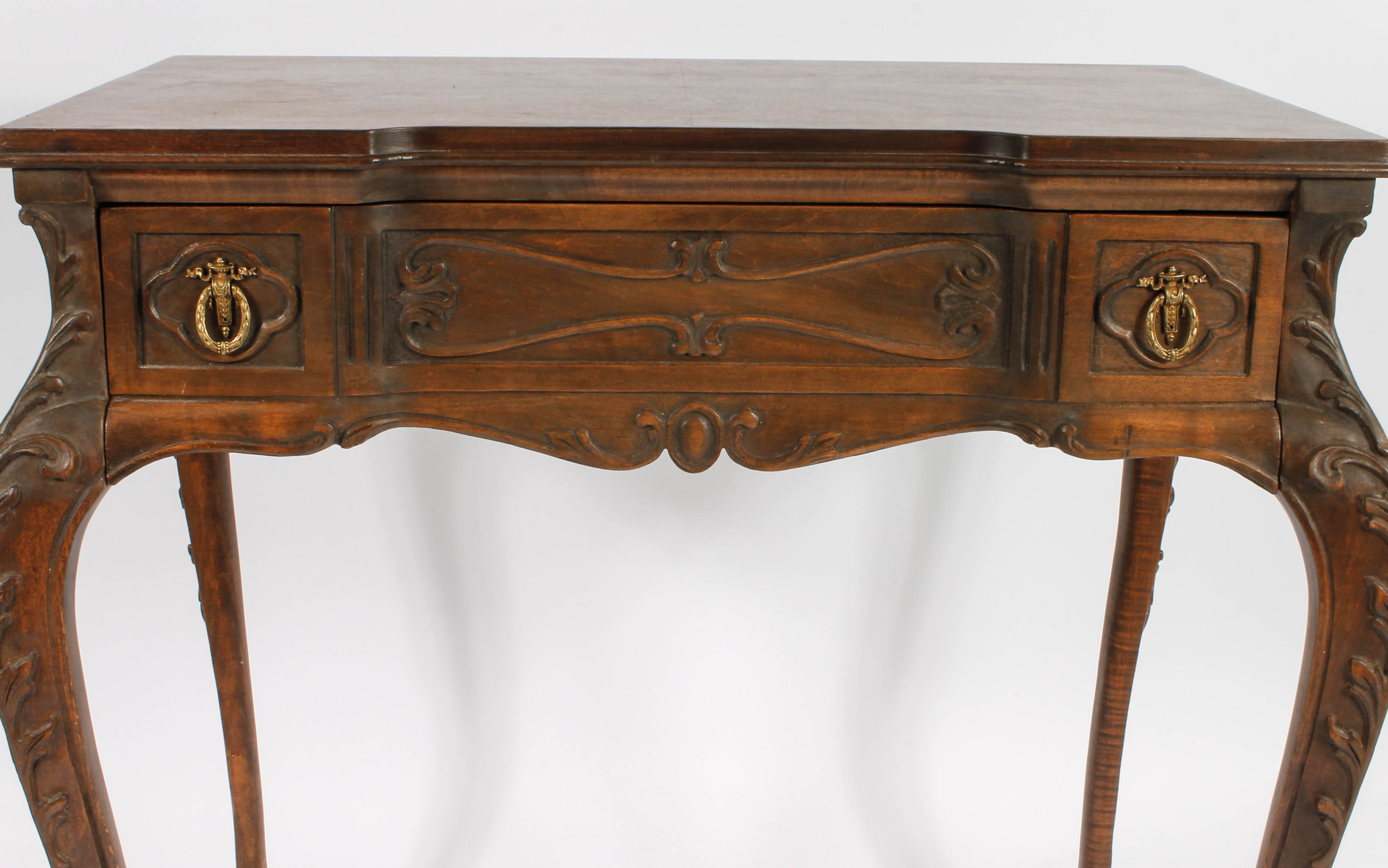 Vintage Wooden Writing Desk and Chair