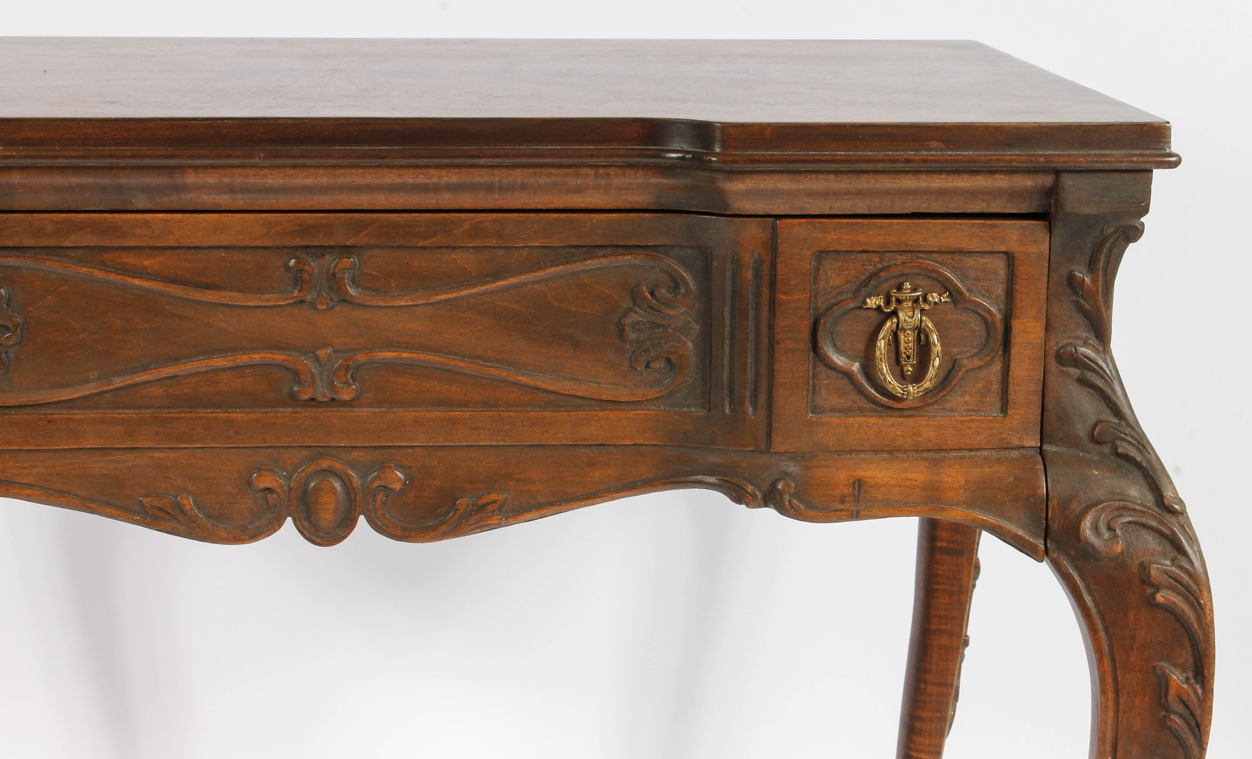 Vintage Wooden Writing Desk and Chair