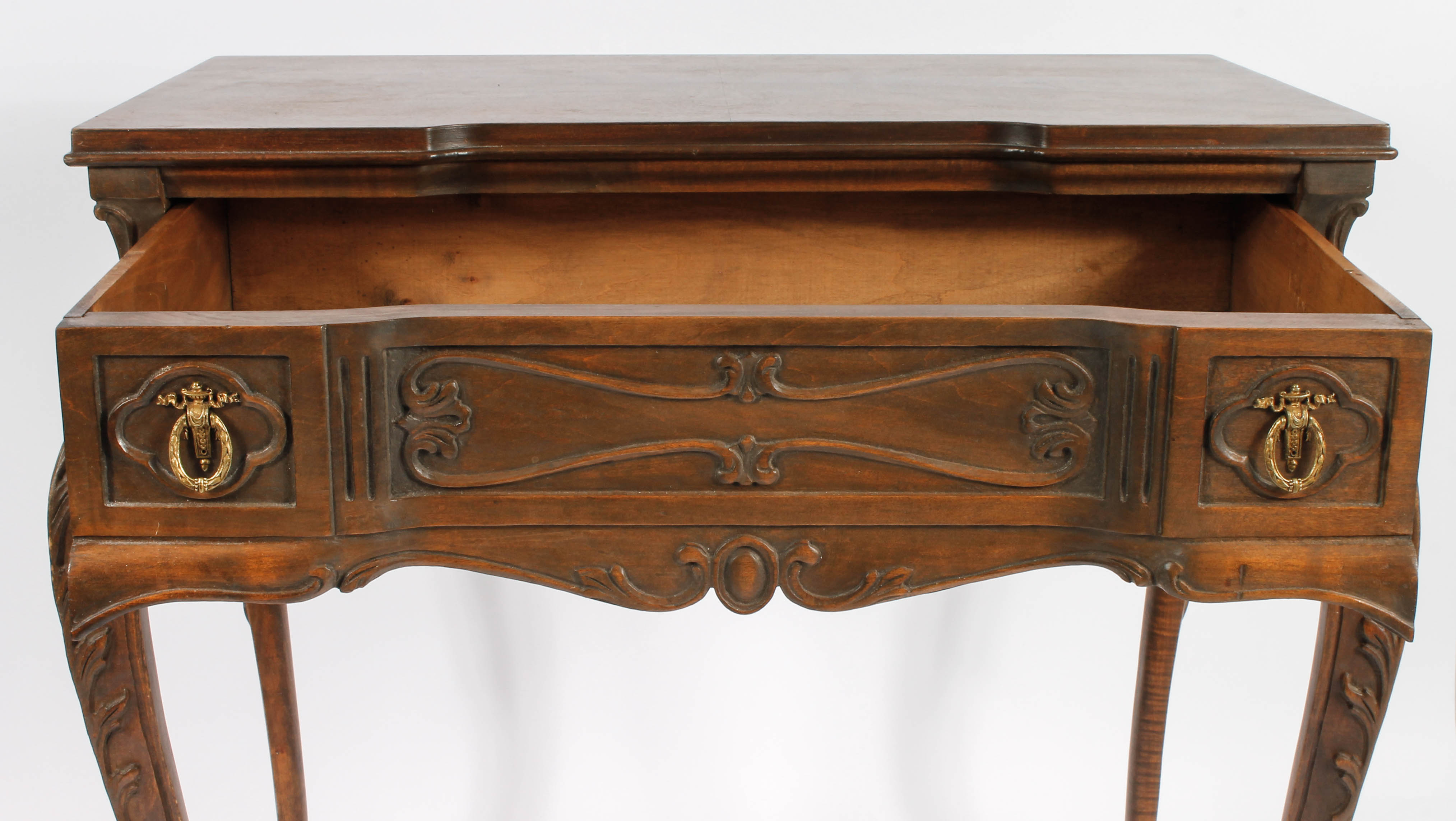 Vintage Wooden Writing Desk and Chair