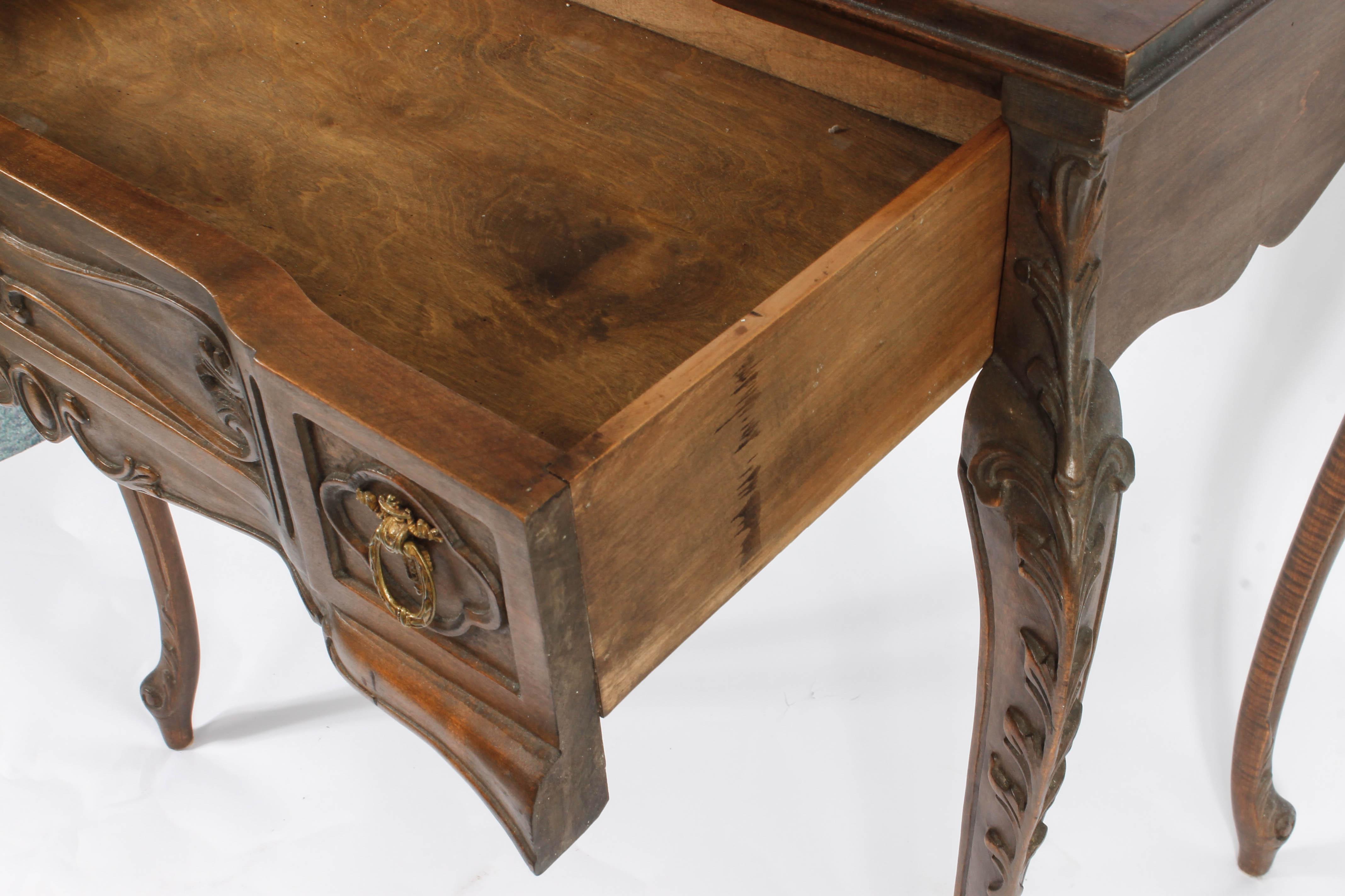 Vintage Wooden Writing Desk and Chair