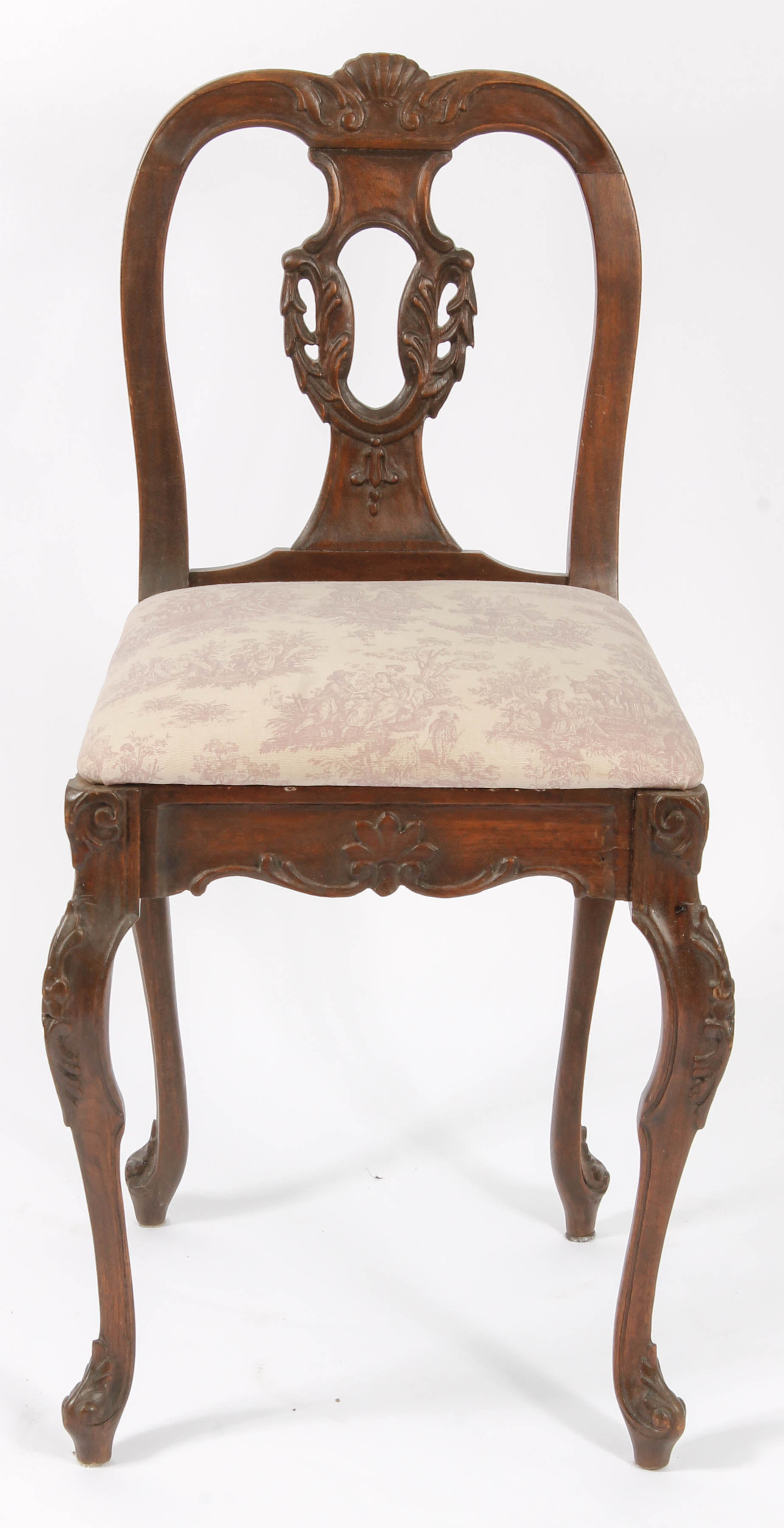 Vintage Wooden Writing Desk and Chair