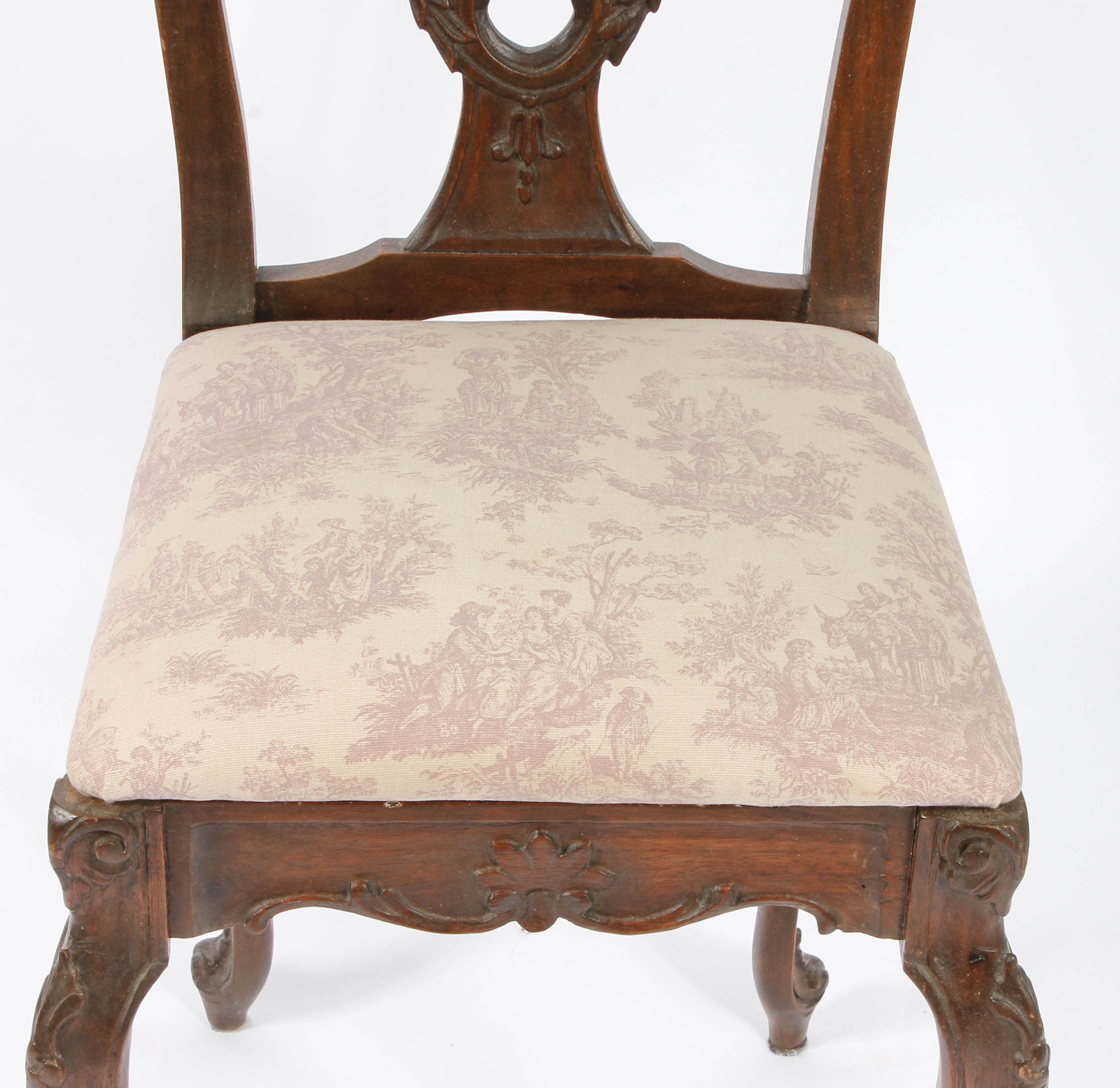 Vintage Wooden Writing Desk and Chair