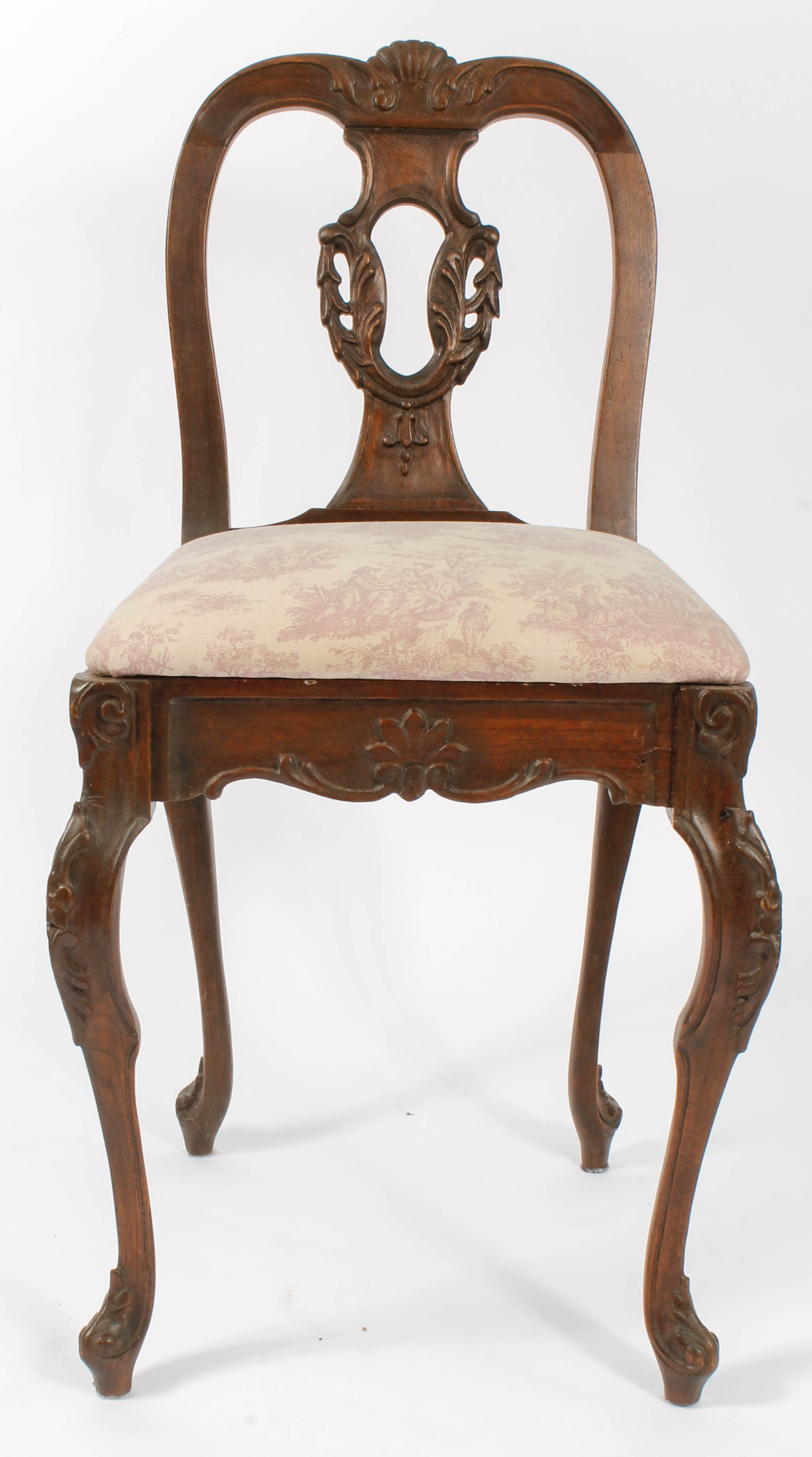 Vintage Wooden Writing Desk and Chair