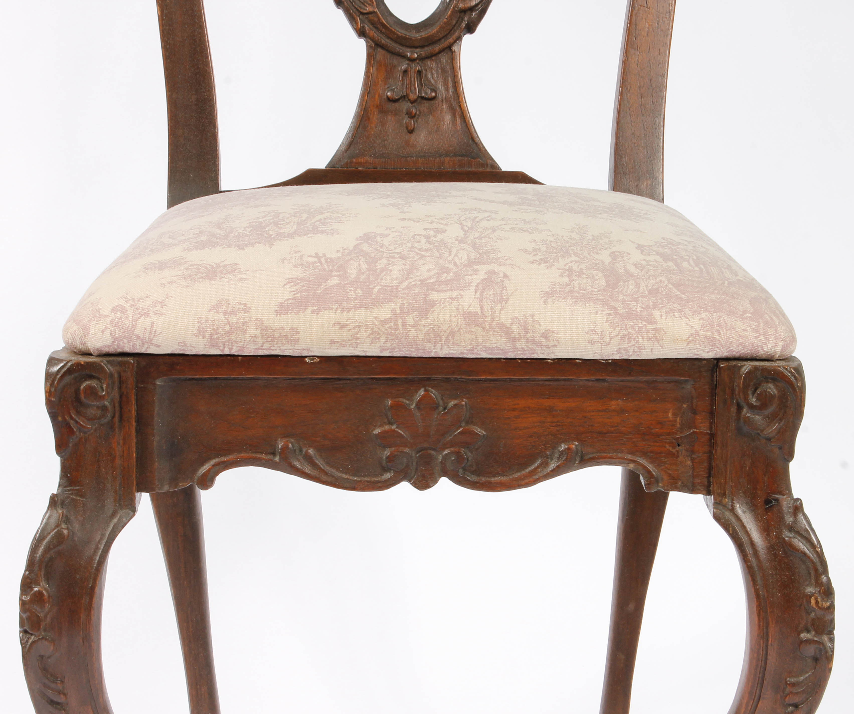 Vintage Wooden Writing Desk and Chair