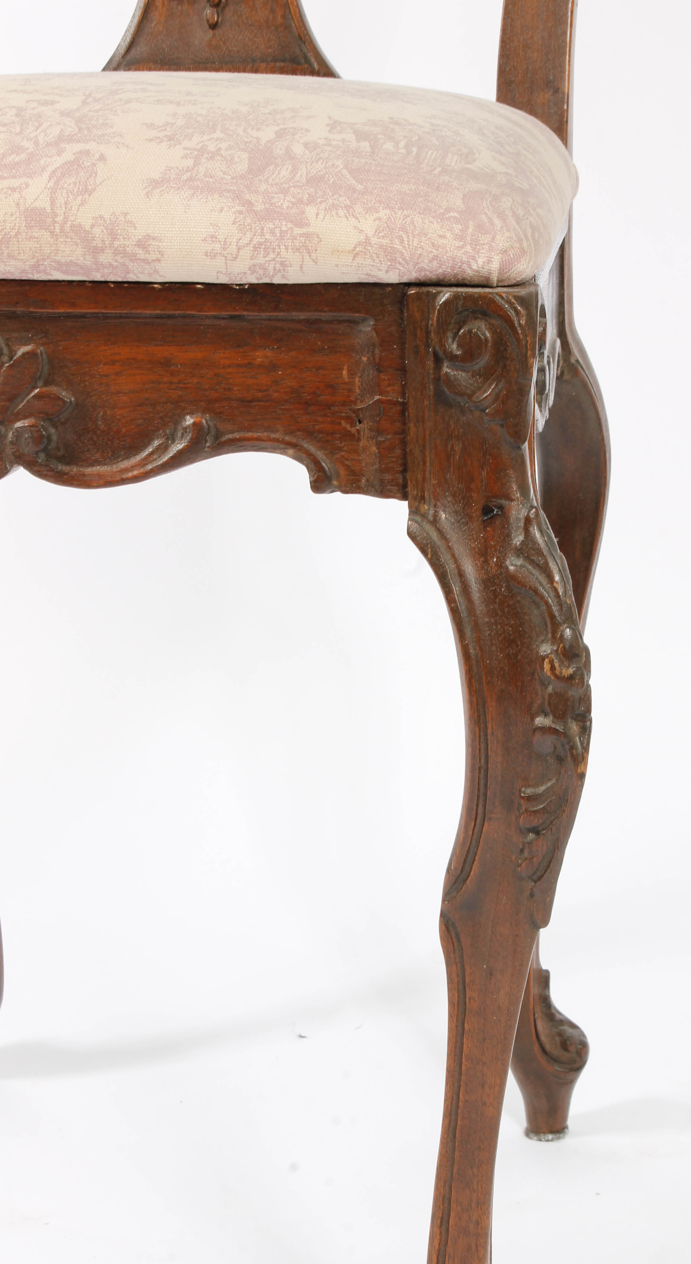 Vintage Wooden Writing Desk and Chair