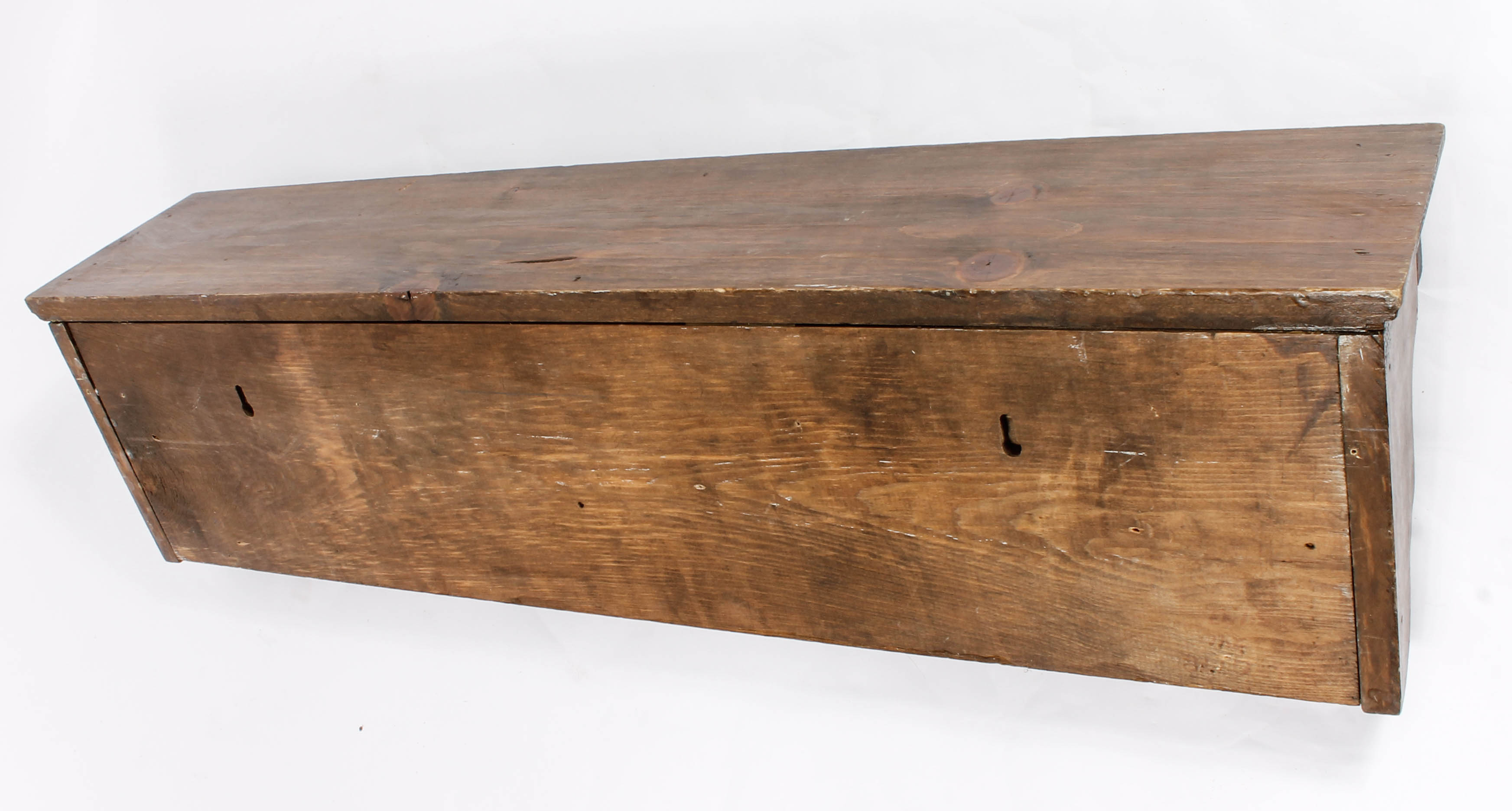 Wooden Shelf with Hanging Pegs