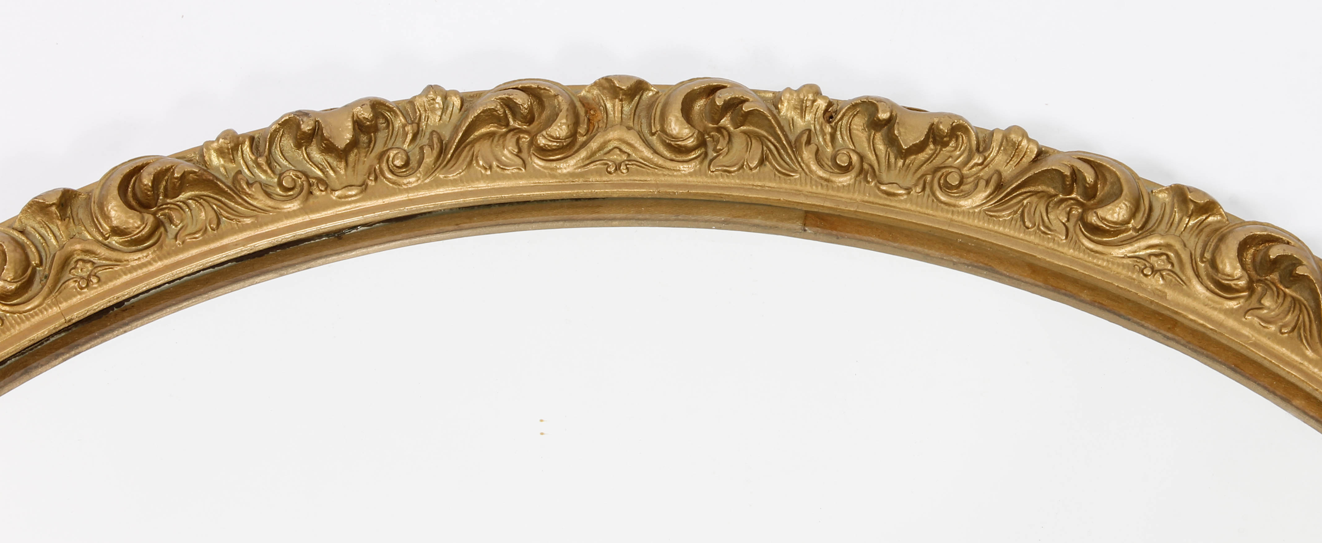 Gold Tone Wall Mirror