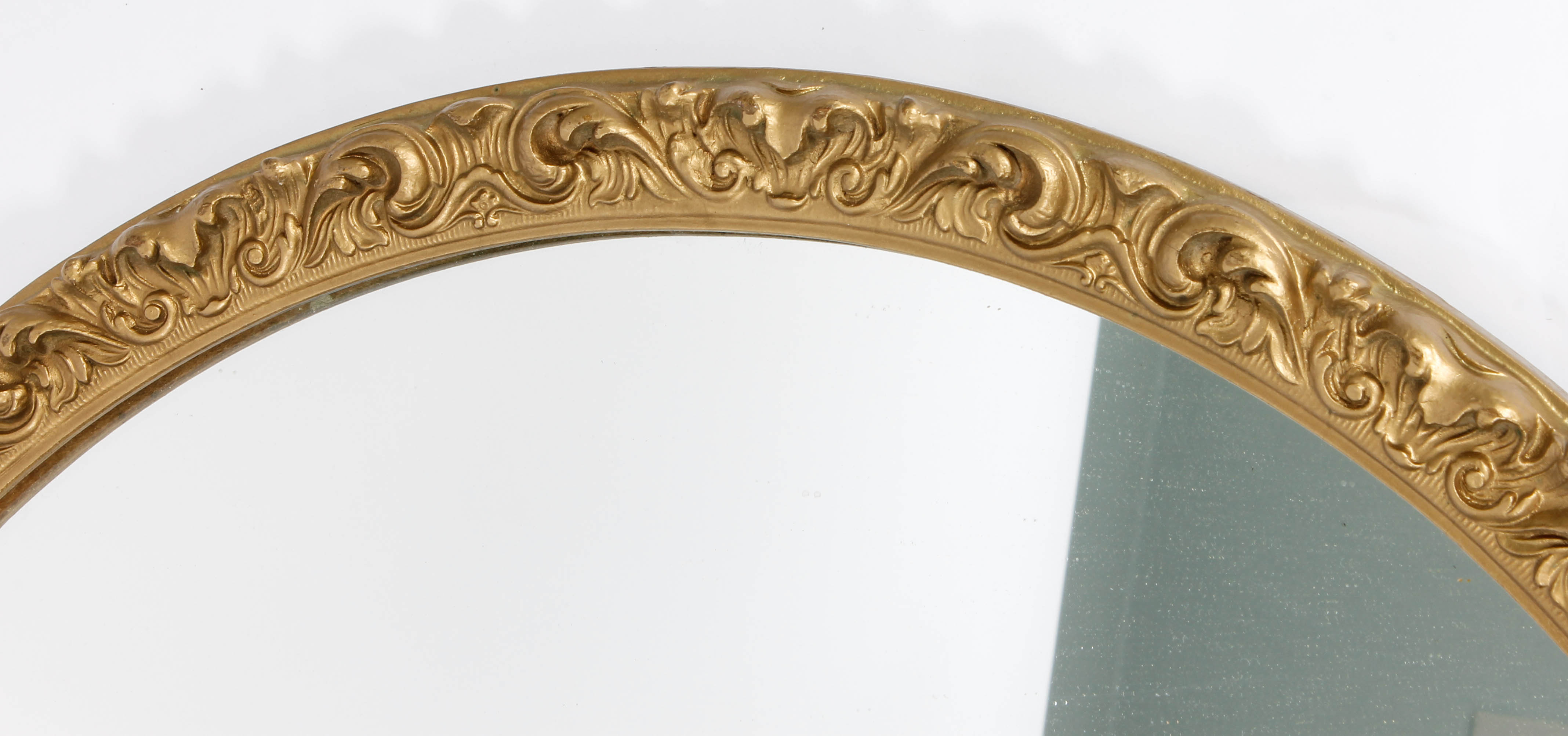 Gold Tone Wall Mirror