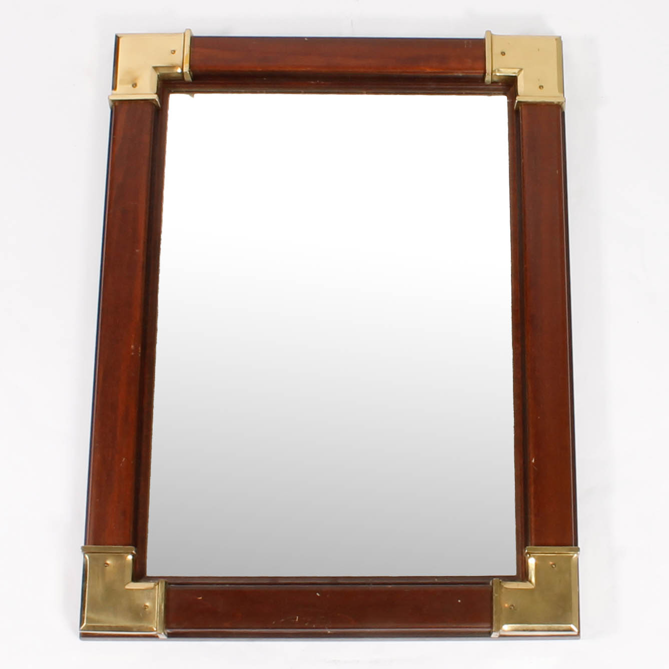 Wooden and Metal Wall Mirror