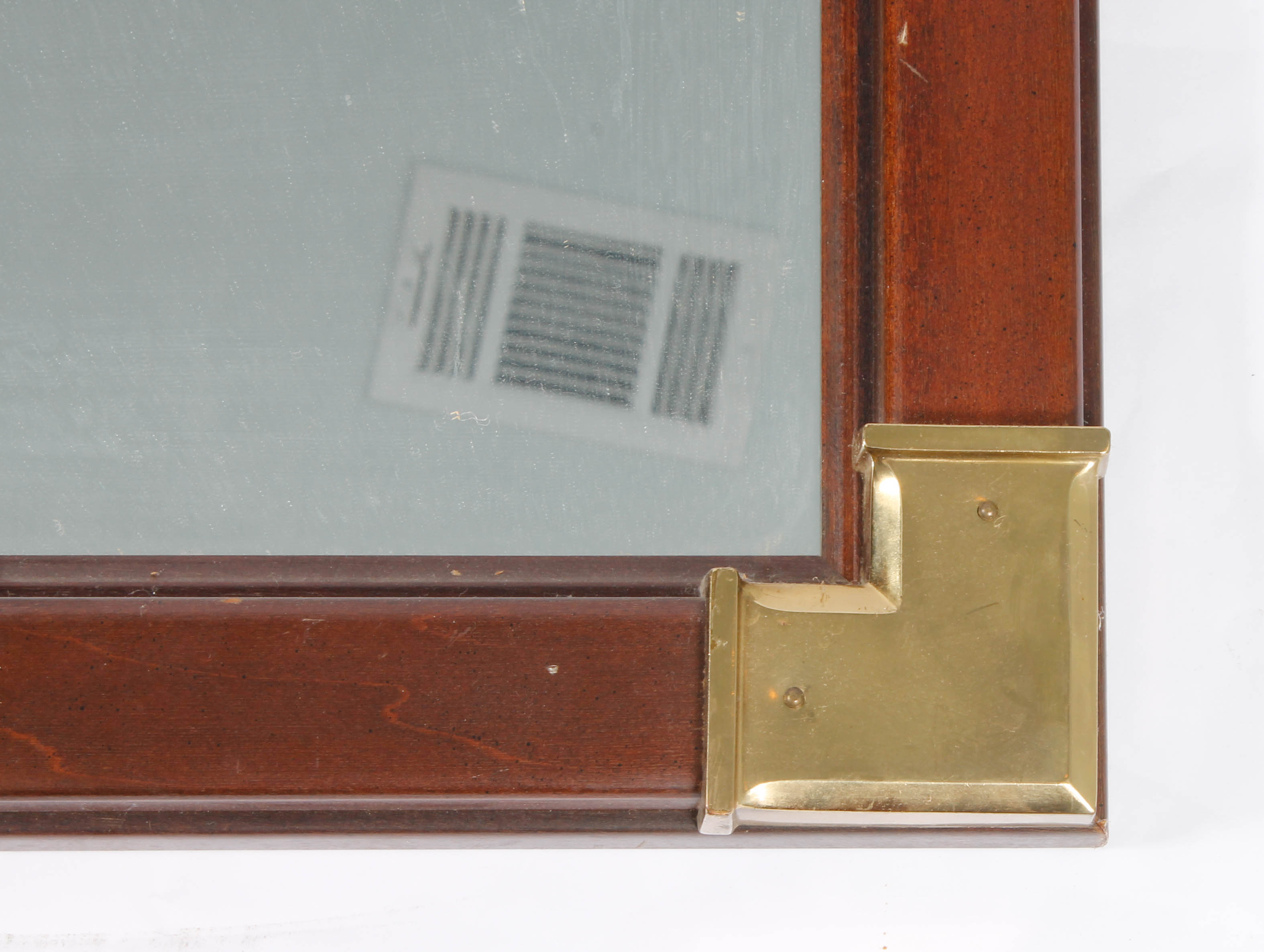 Wooden and Metal Wall Mirror