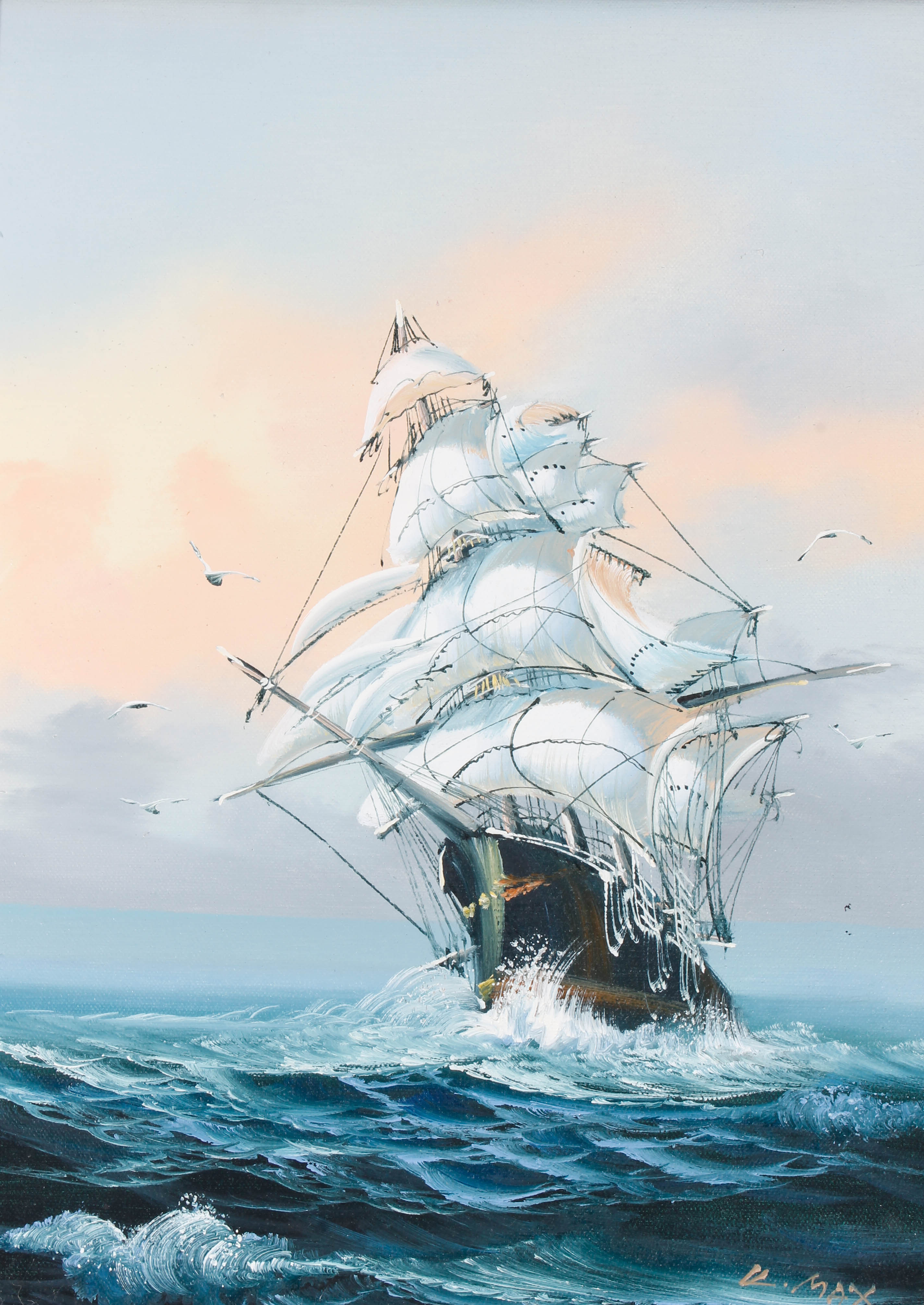 Oil Paintings of Ships