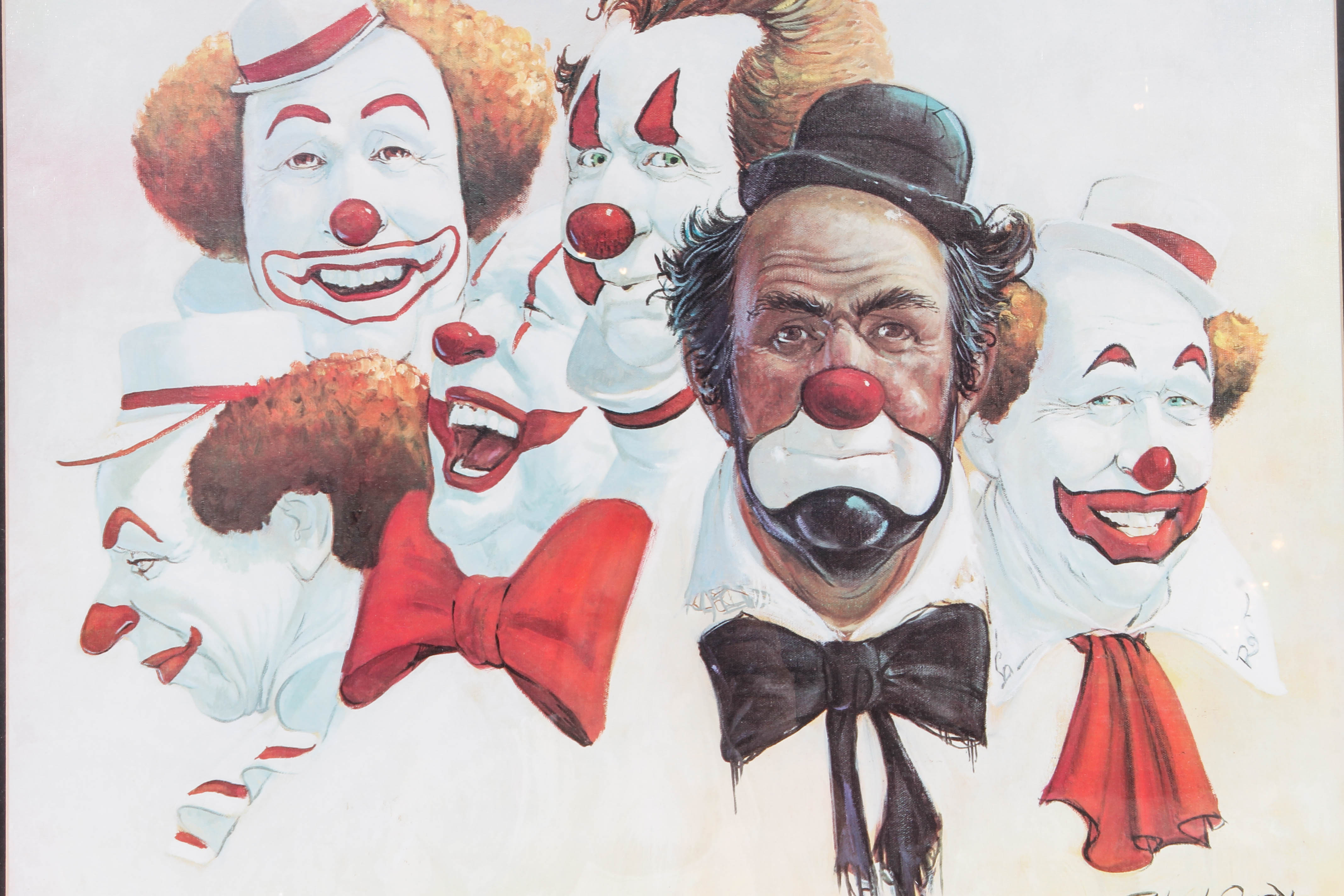 Robert Owen "Burbank Six" Large Offset Lithograph