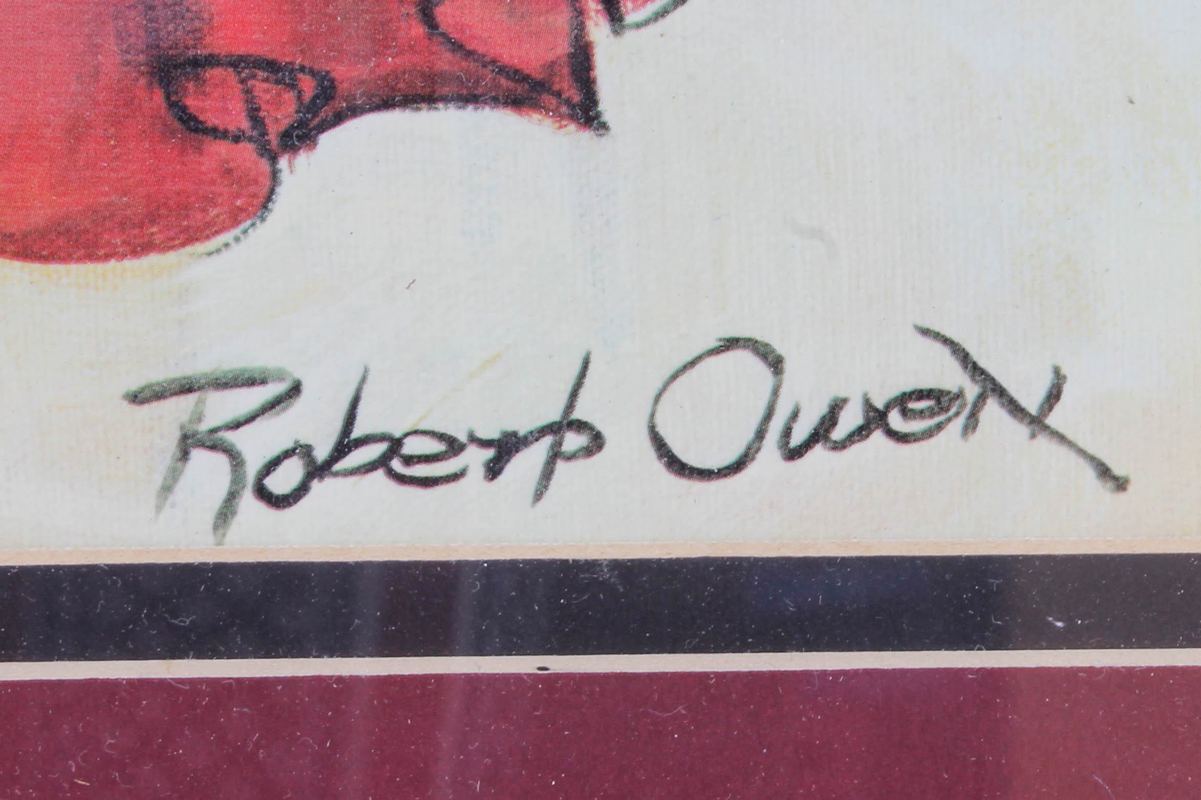 Robert Owen "Burbank Six" Large Offset Lithograph