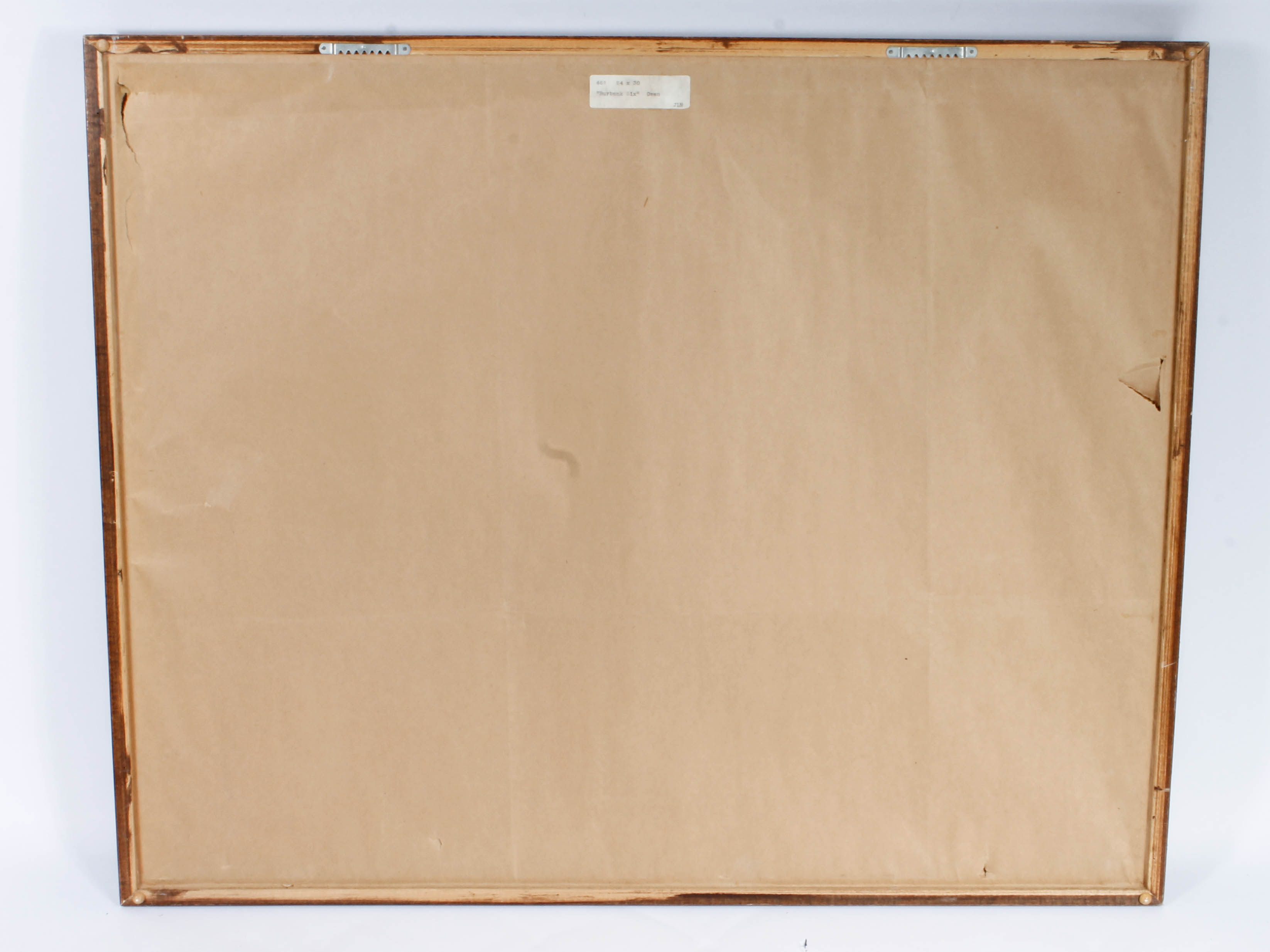 Robert Owen "Burbank Six" Large Offset Lithograph