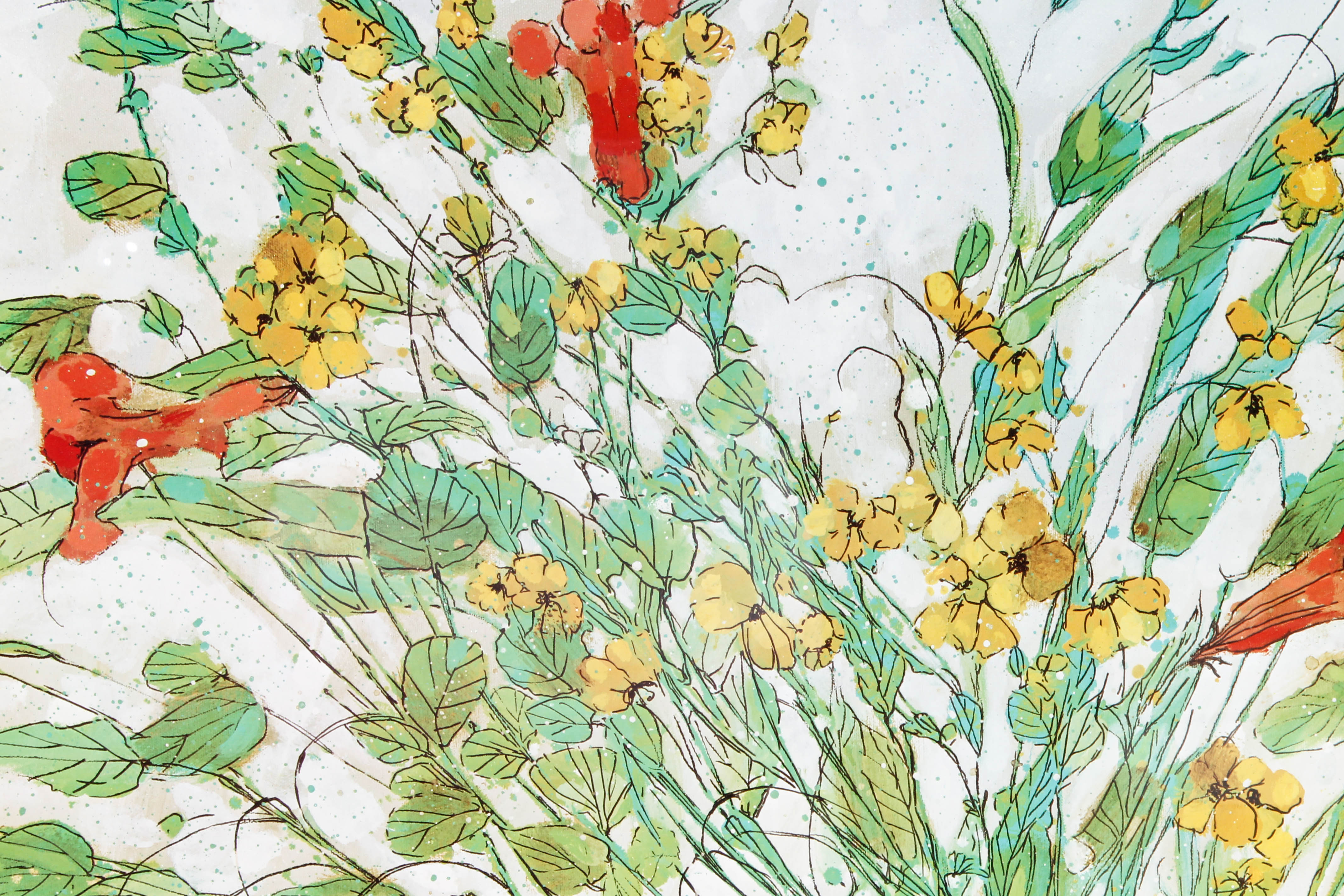 Offset Lithograph after Floral Painting by Lawrence Retter