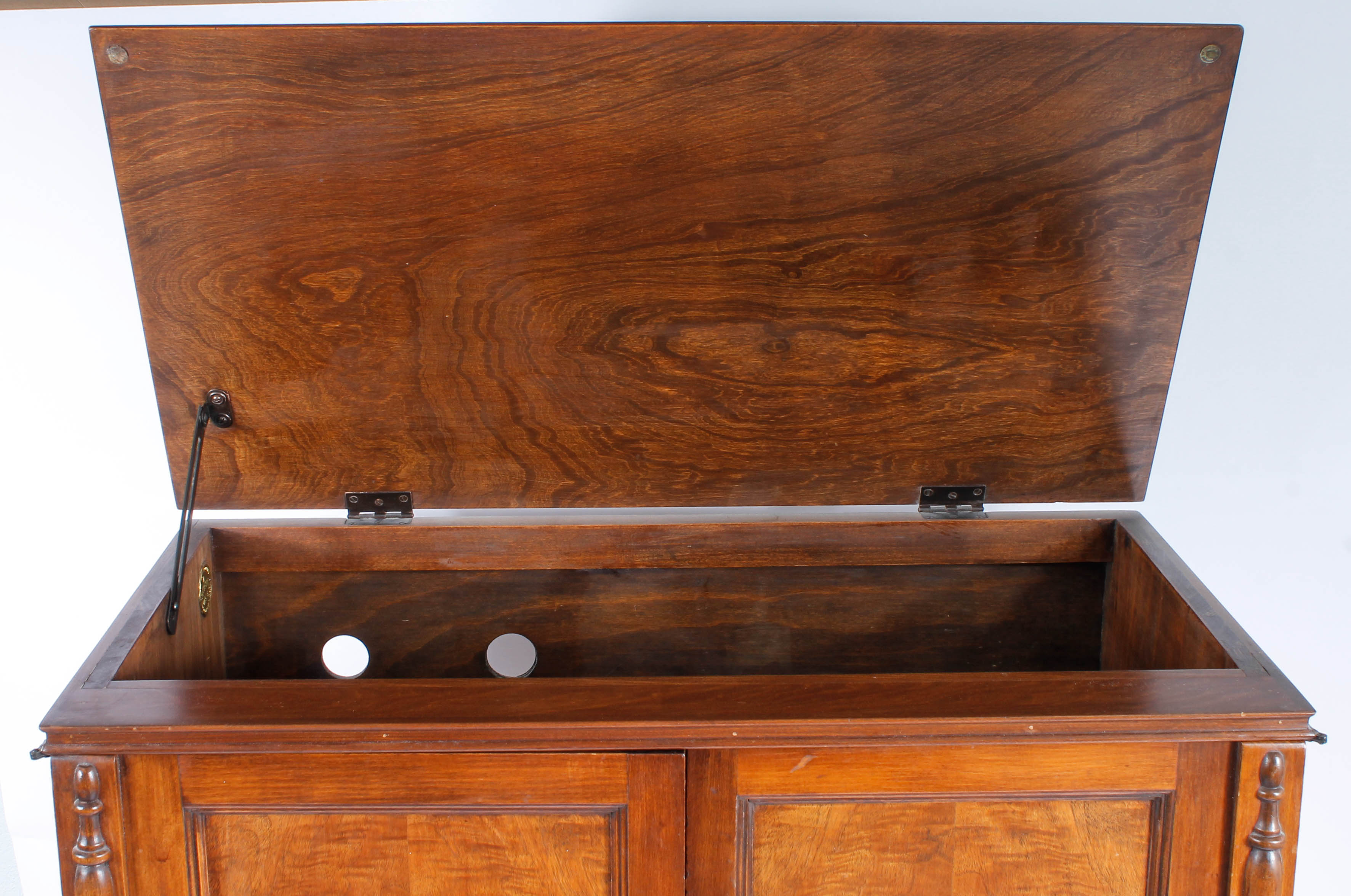 Vintage Wooden Record Cabinet