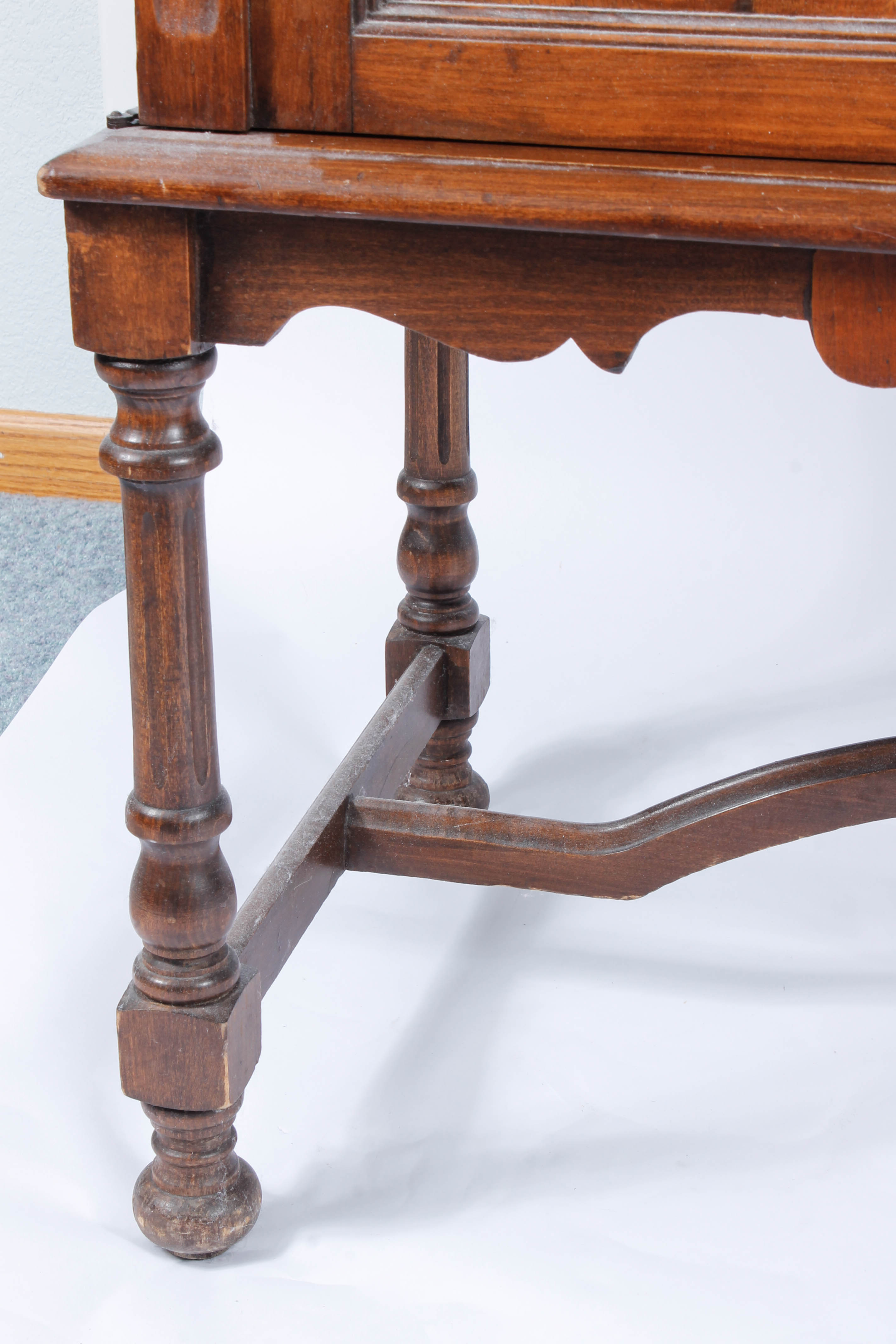 Vintage Wooden Record Cabinet