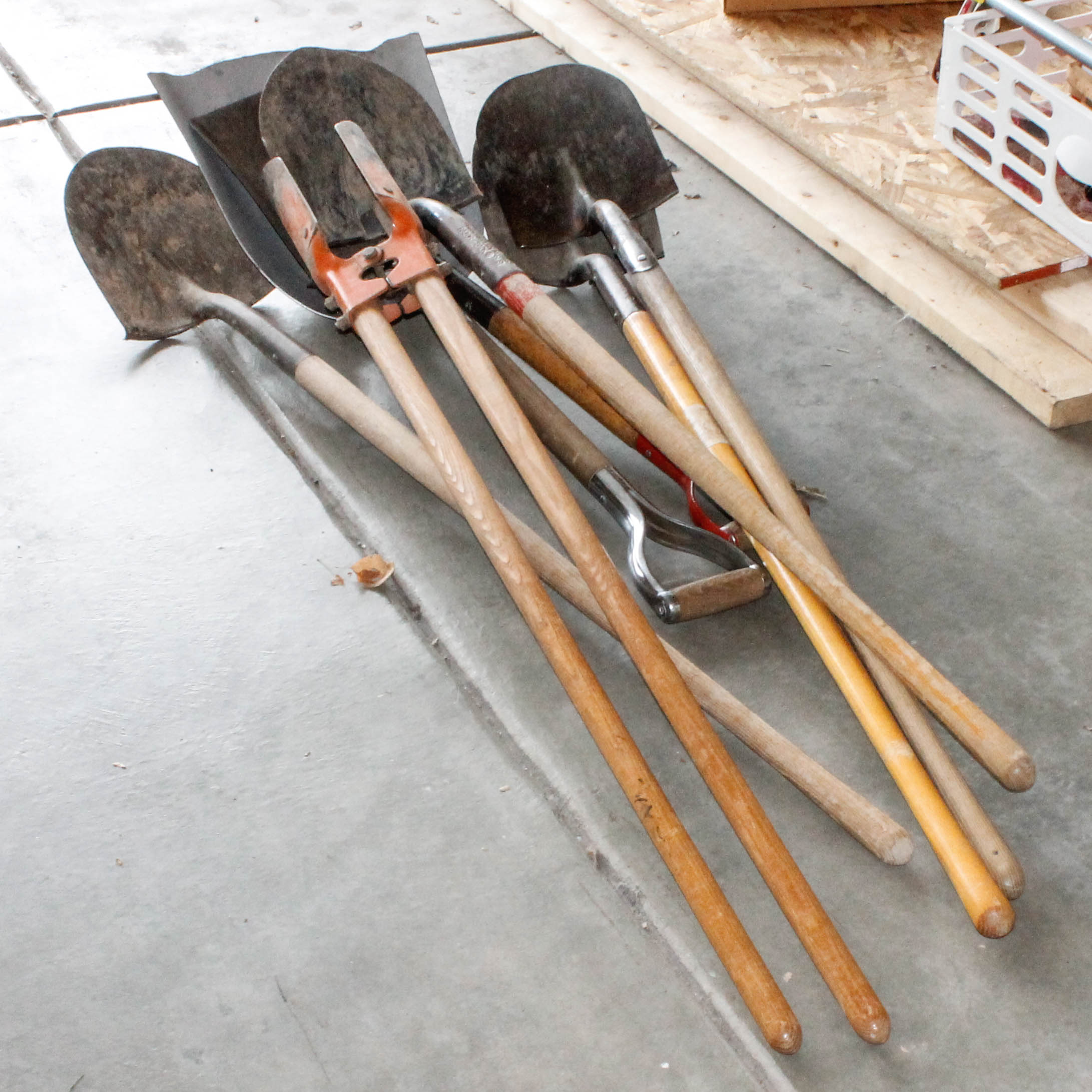 Wooden Shovels and Digging Tools