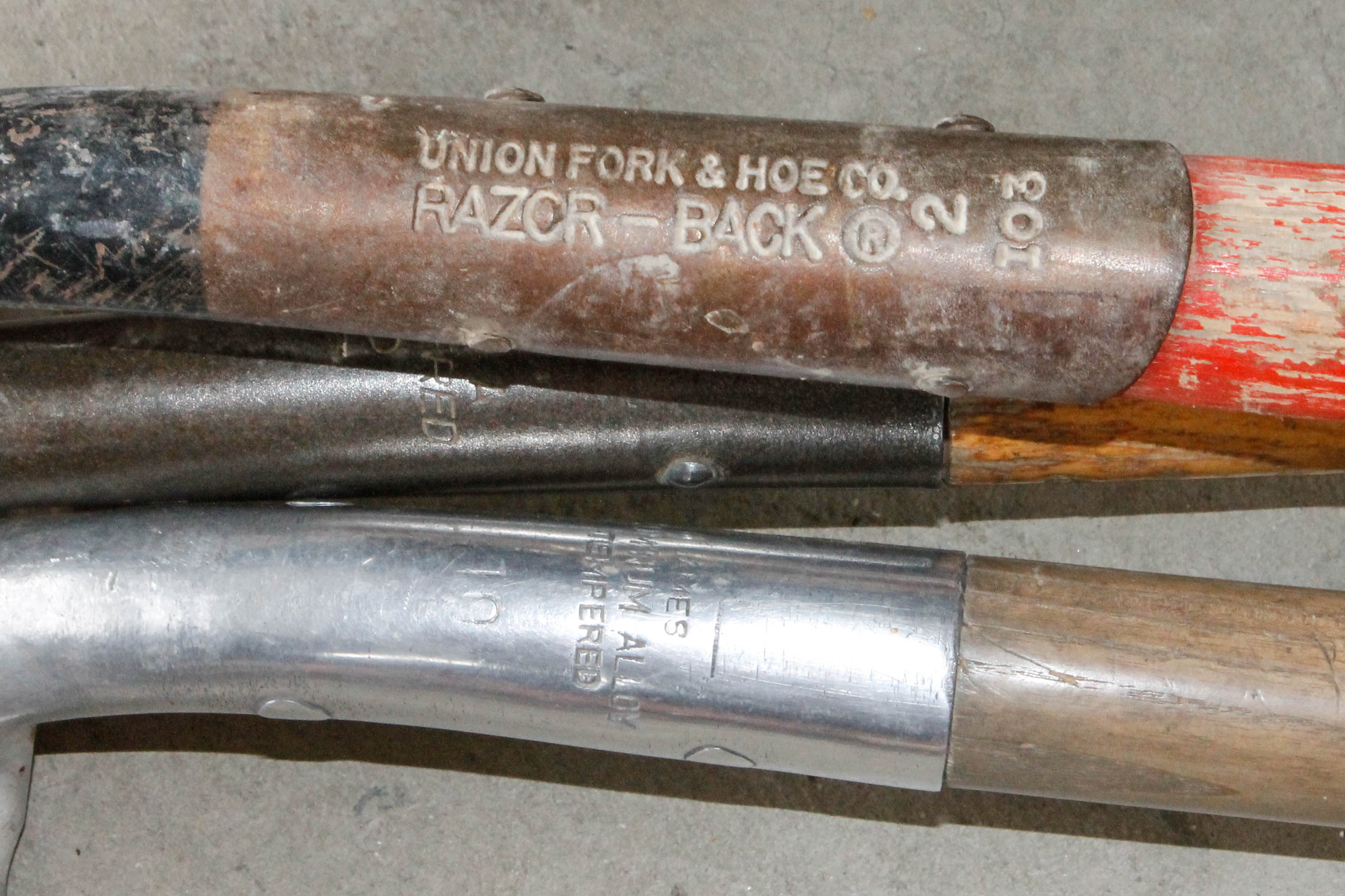 Wooden Shovels and Digging Tools