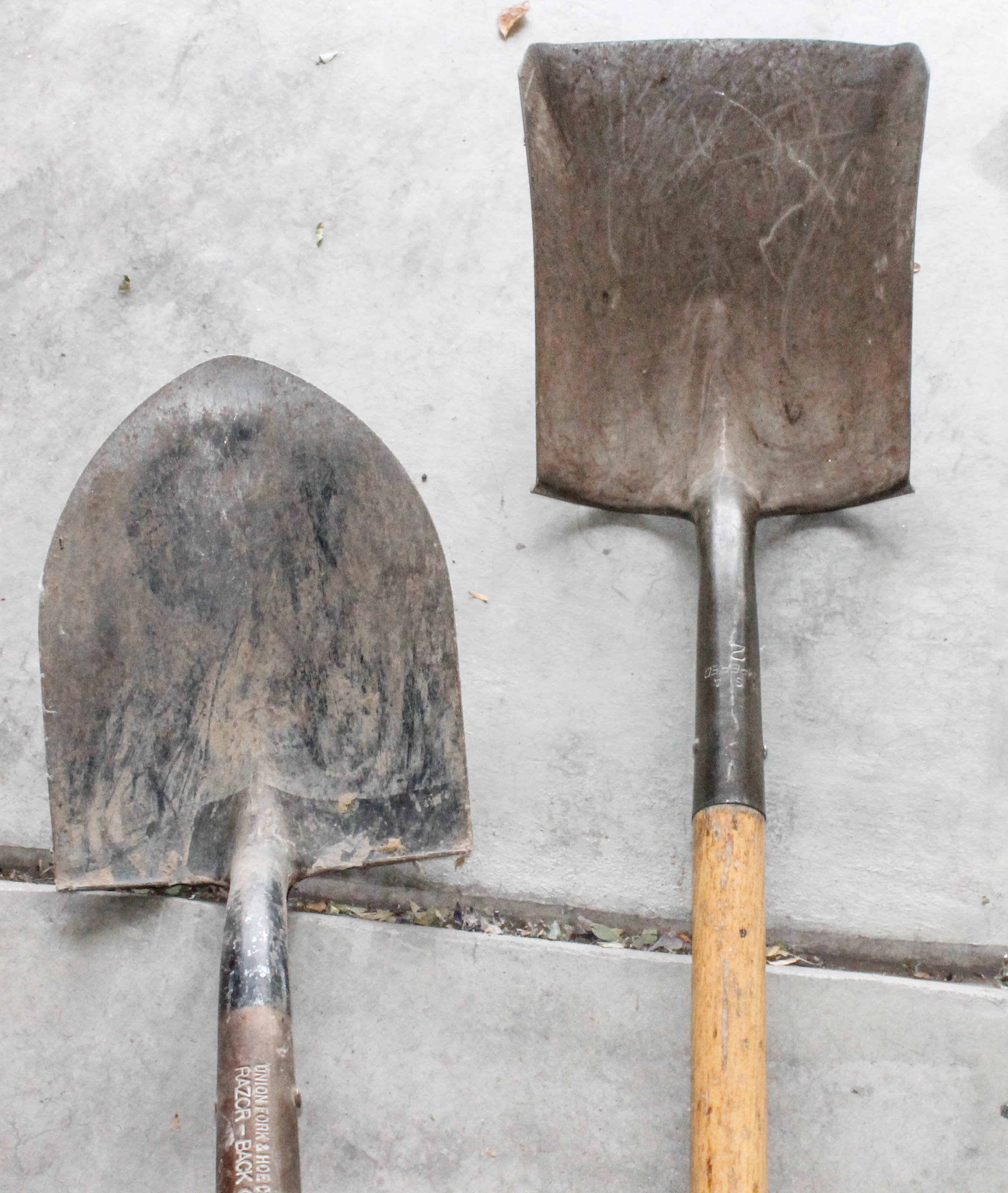 Wooden Shovels and Digging Tools