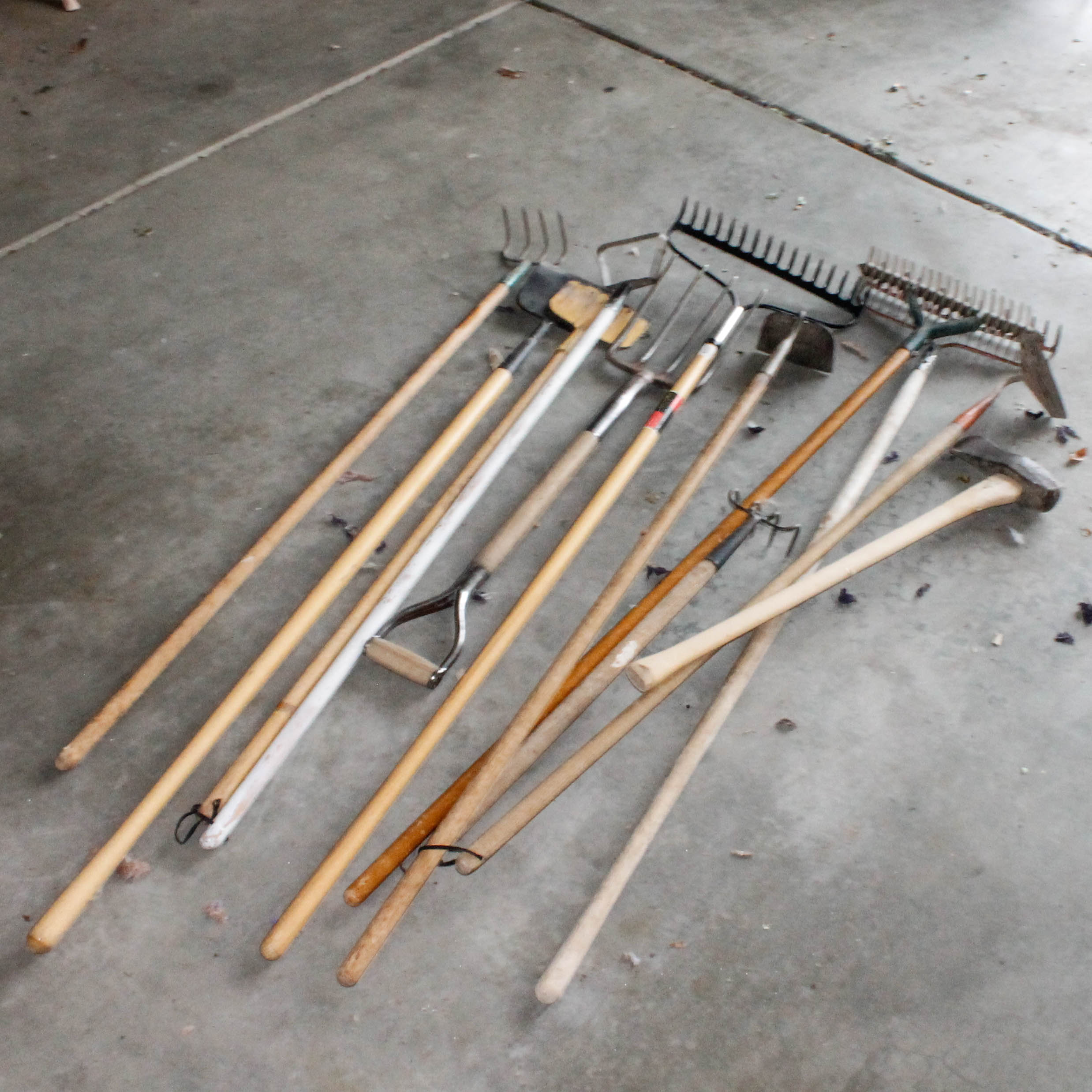 Collection of Yard and Garden Tools