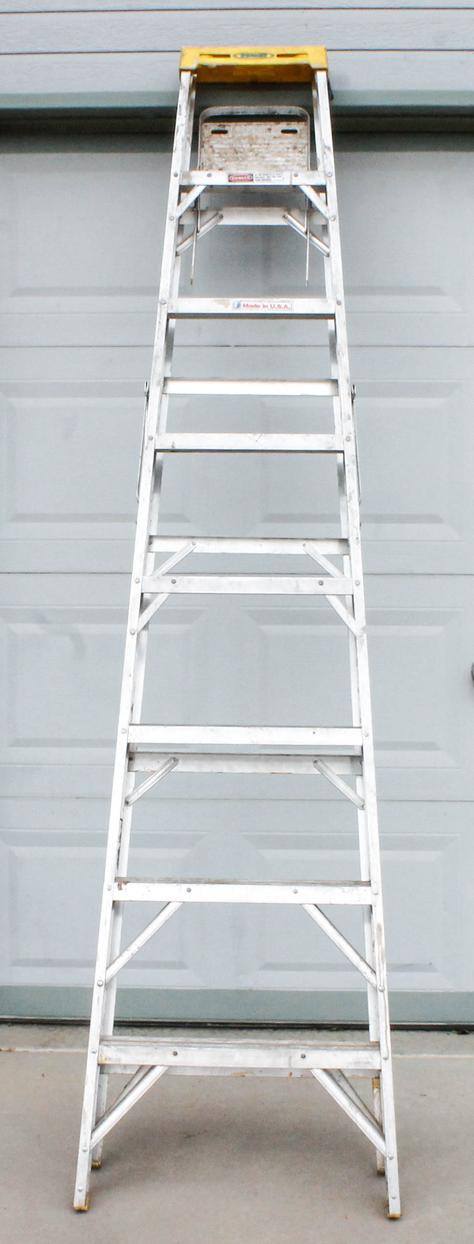 Eight Foot Aluminum Step Ladder