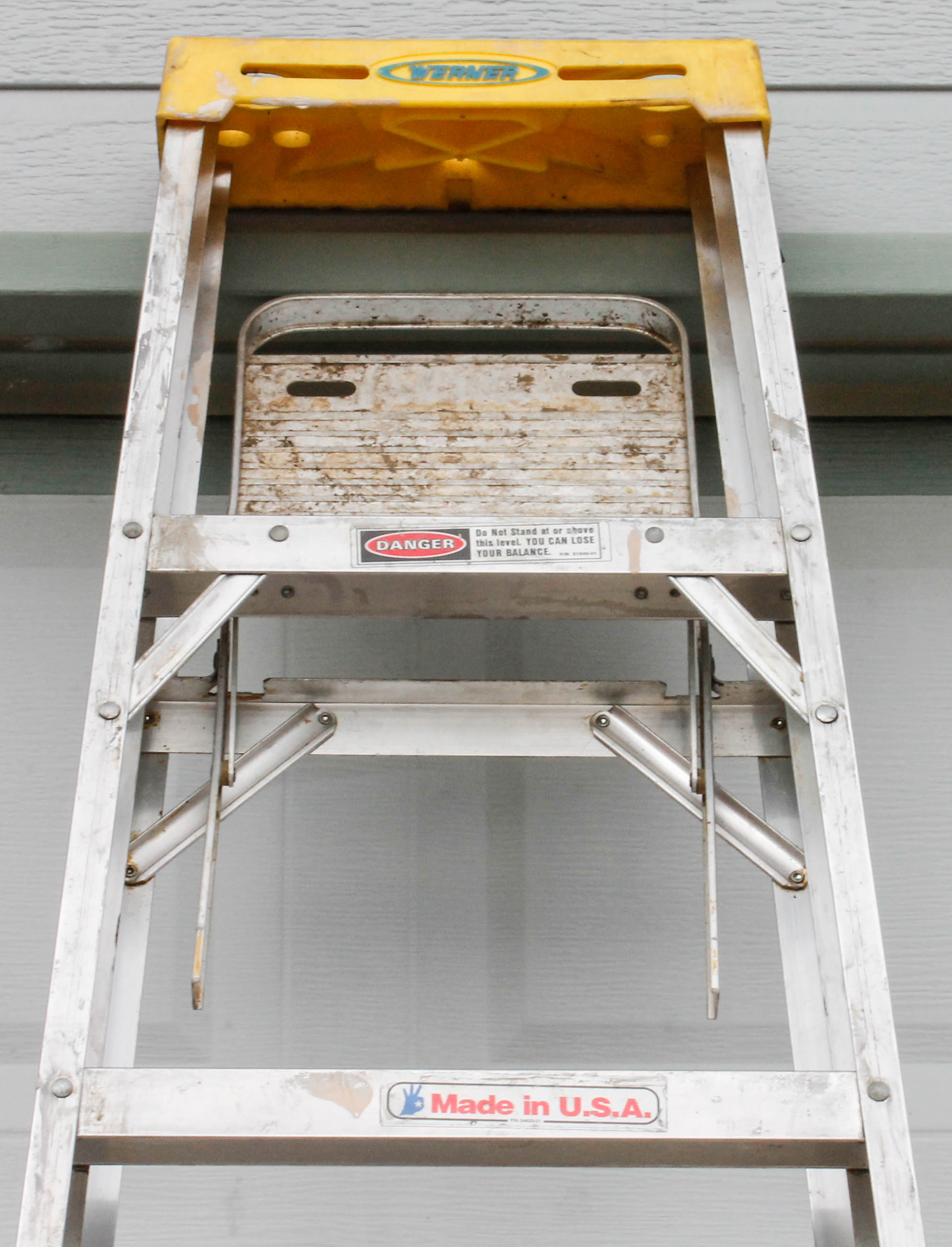 Eight Foot Aluminum Step Ladder