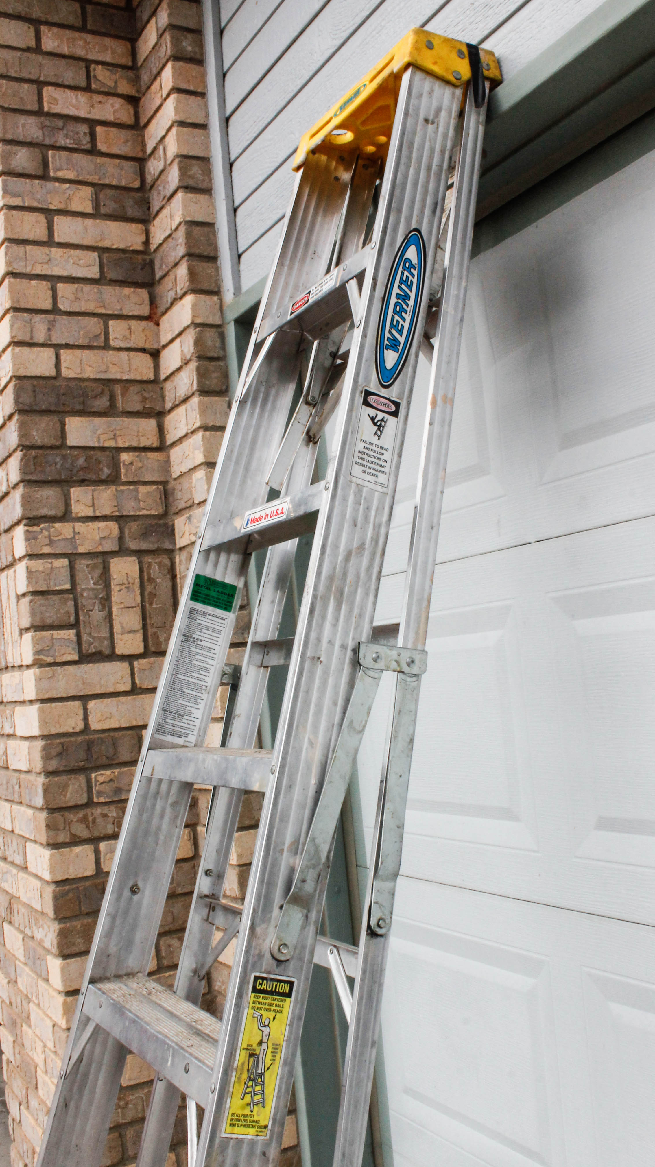 Eight Foot Aluminum Step Ladder