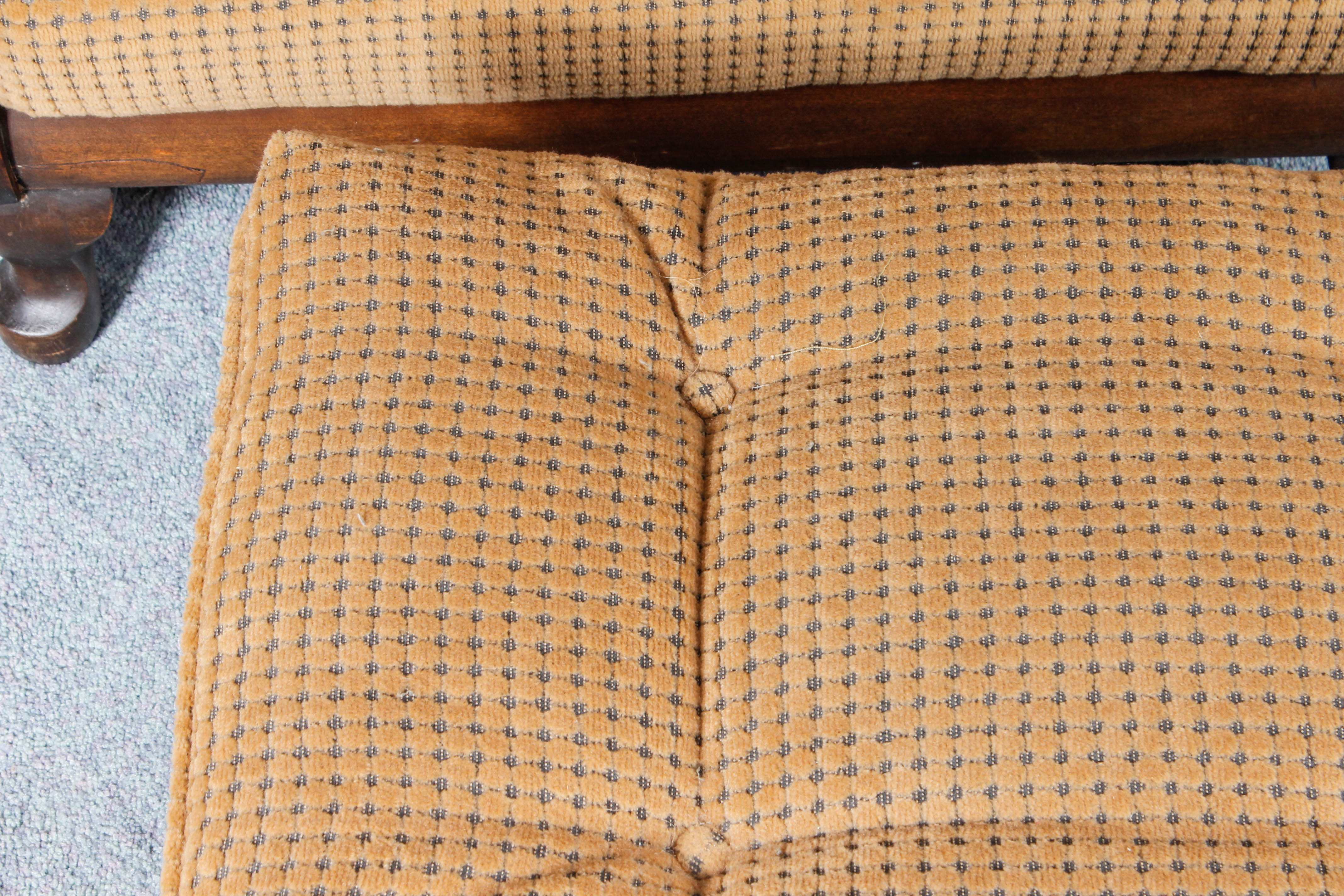 Vintage Streit Slumber Chair and Foot Stool