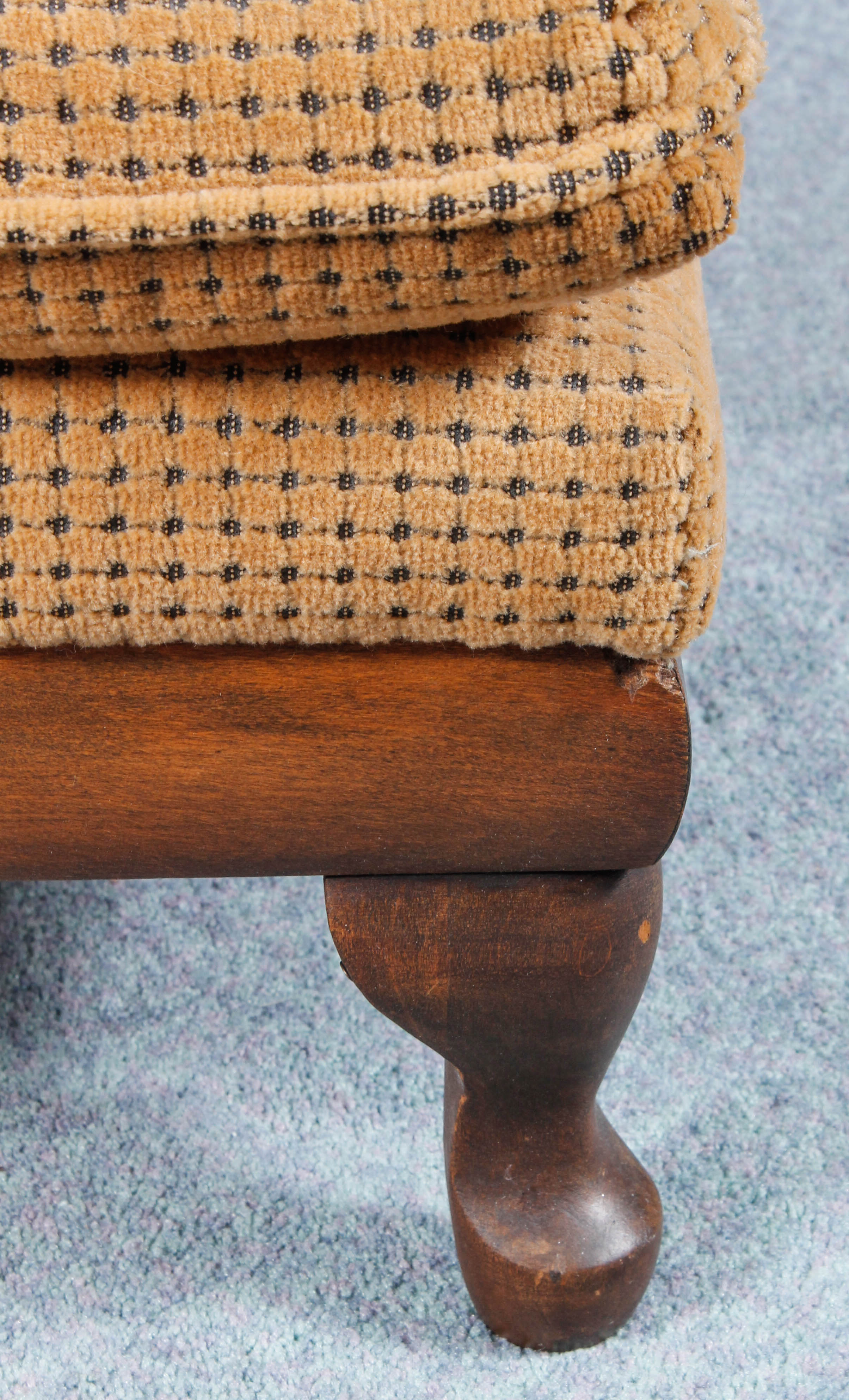 Vintage Streit Slumber Chair and Foot Stool