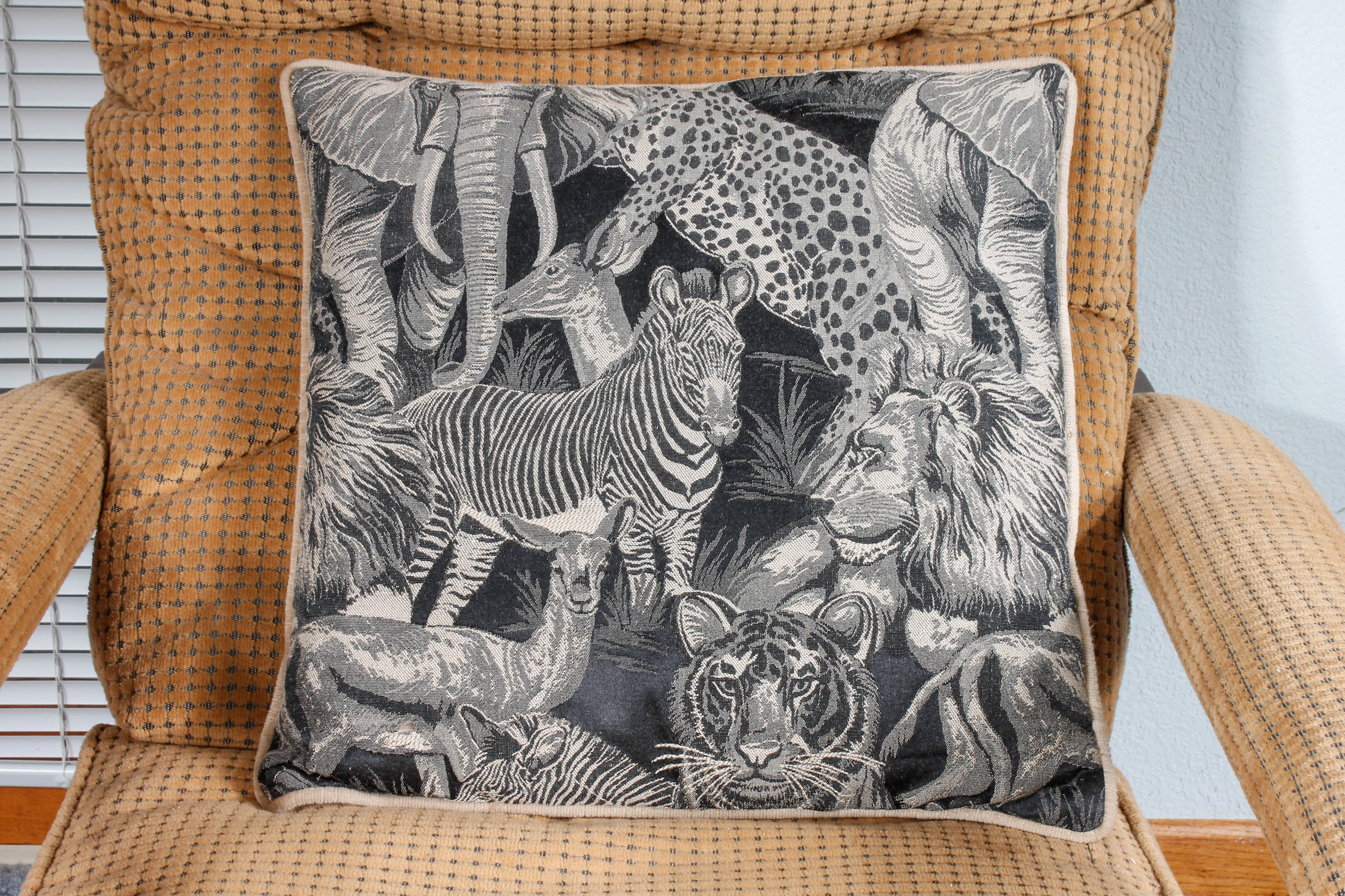 Vintage Streit Slumber Chair and Foot Stool