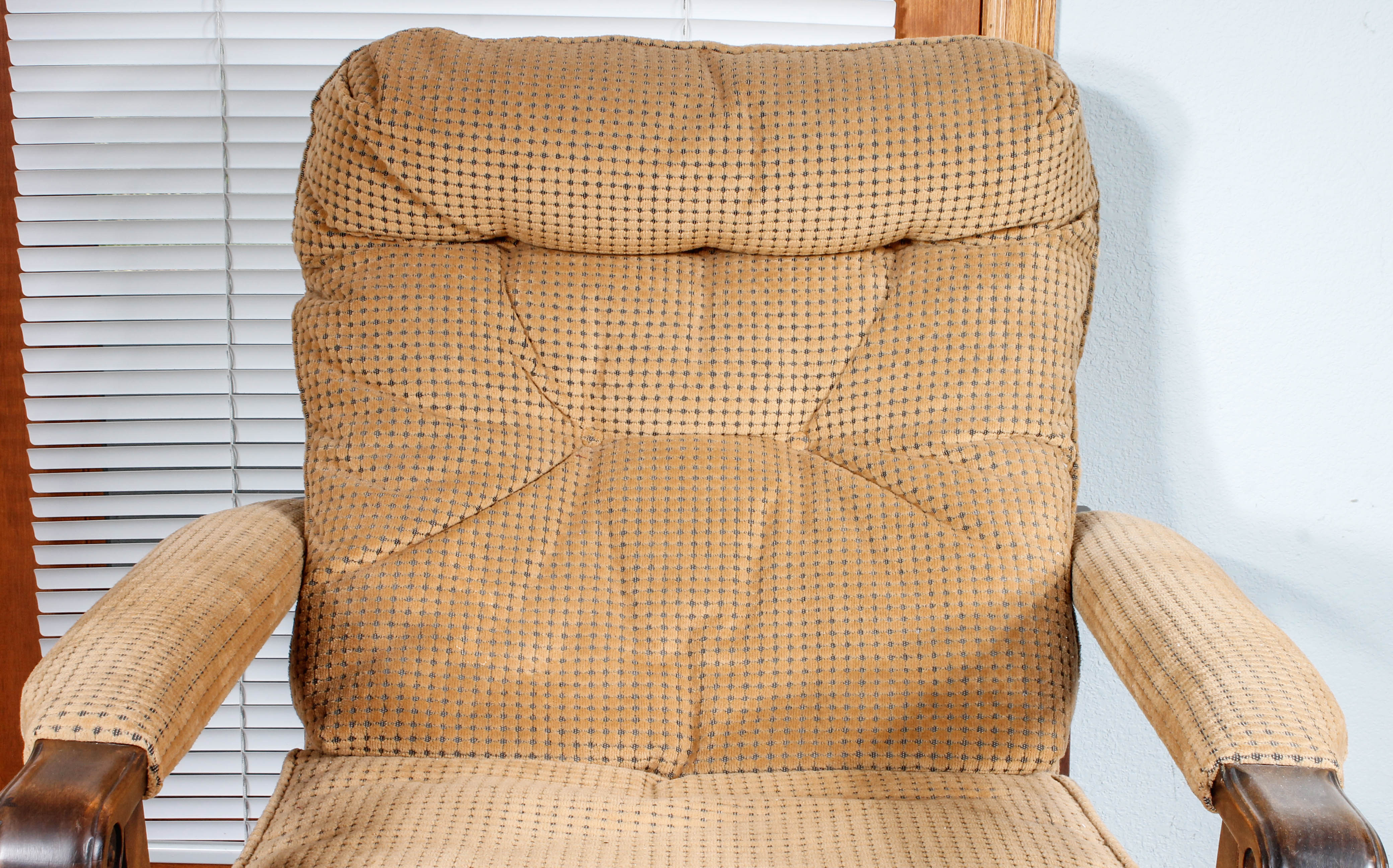 Vintage Streit Slumber Chair and Foot Stool