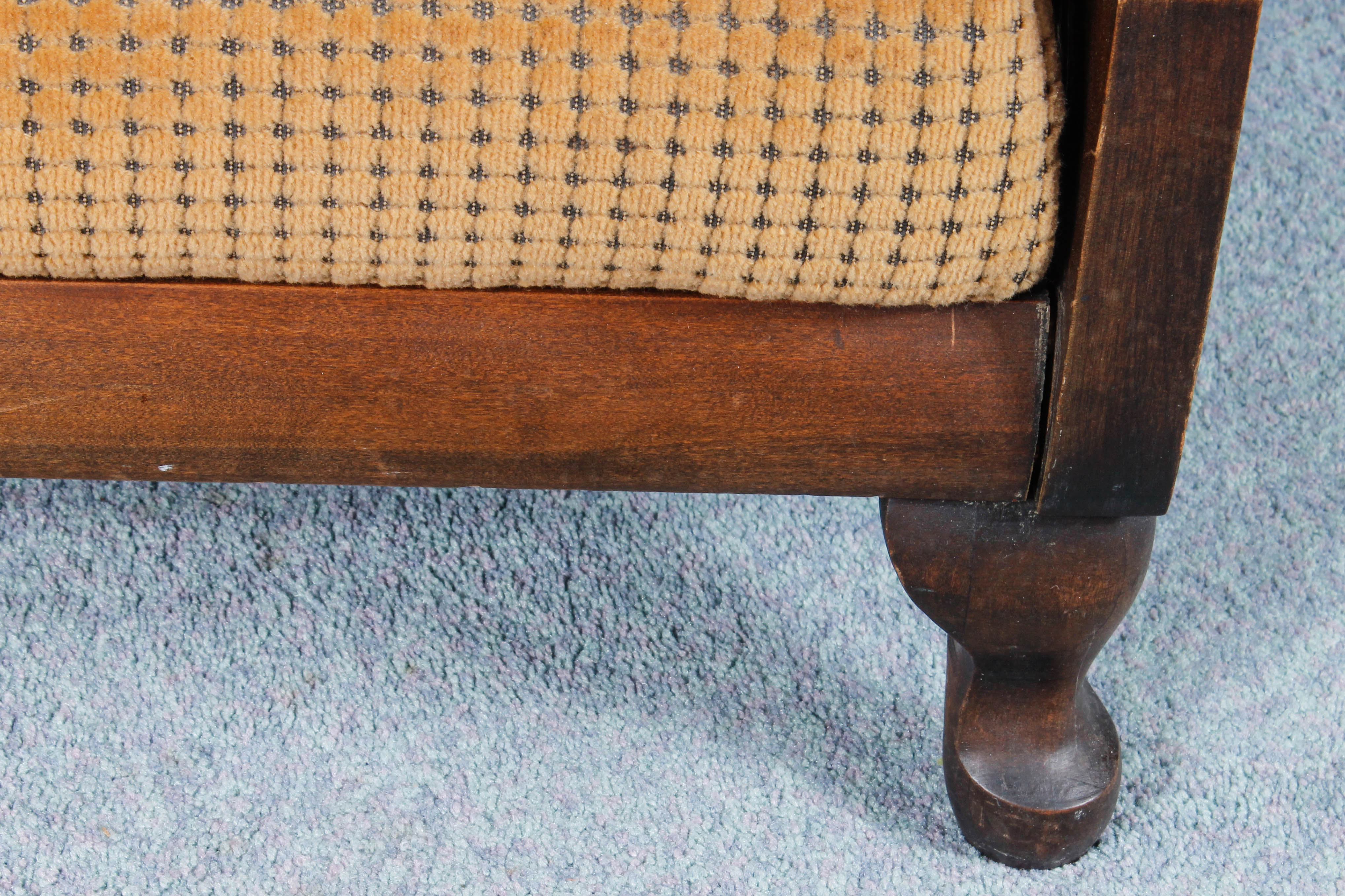 Vintage Streit Slumber Chair and Foot Stool