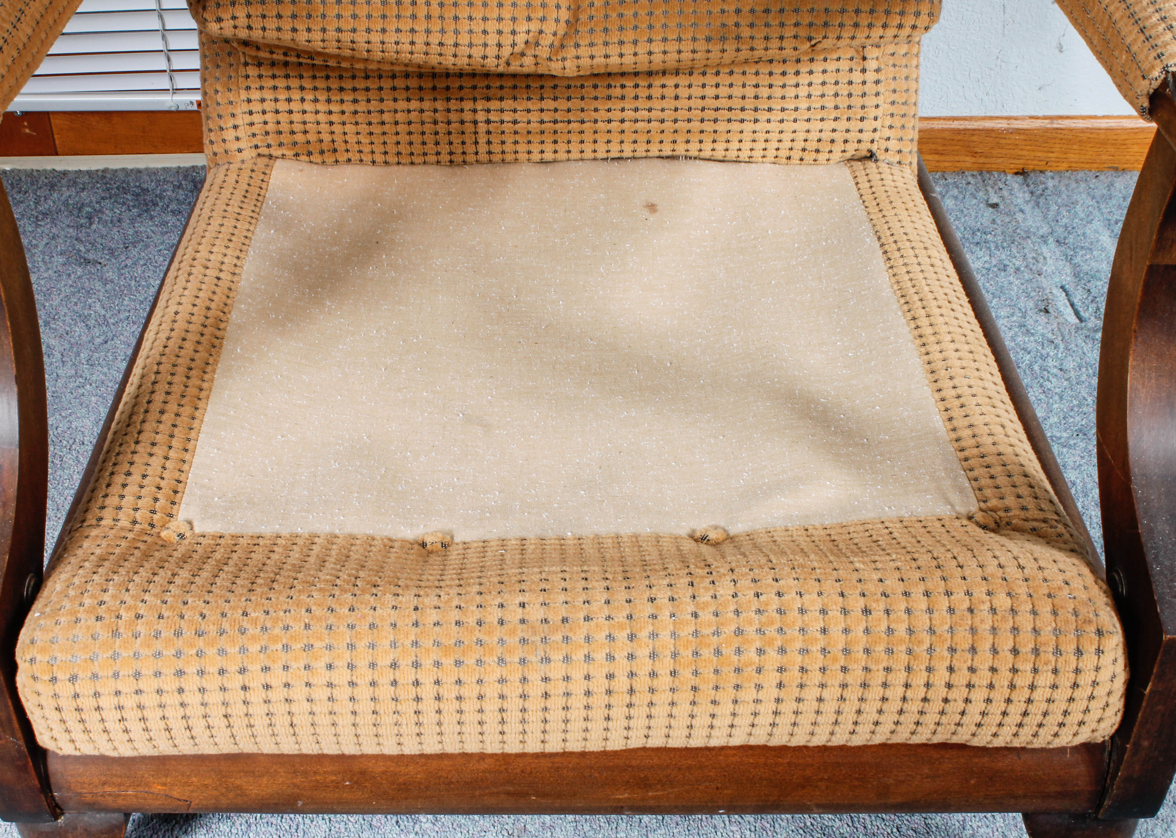 Vintage Streit Slumber Chair and Foot Stool